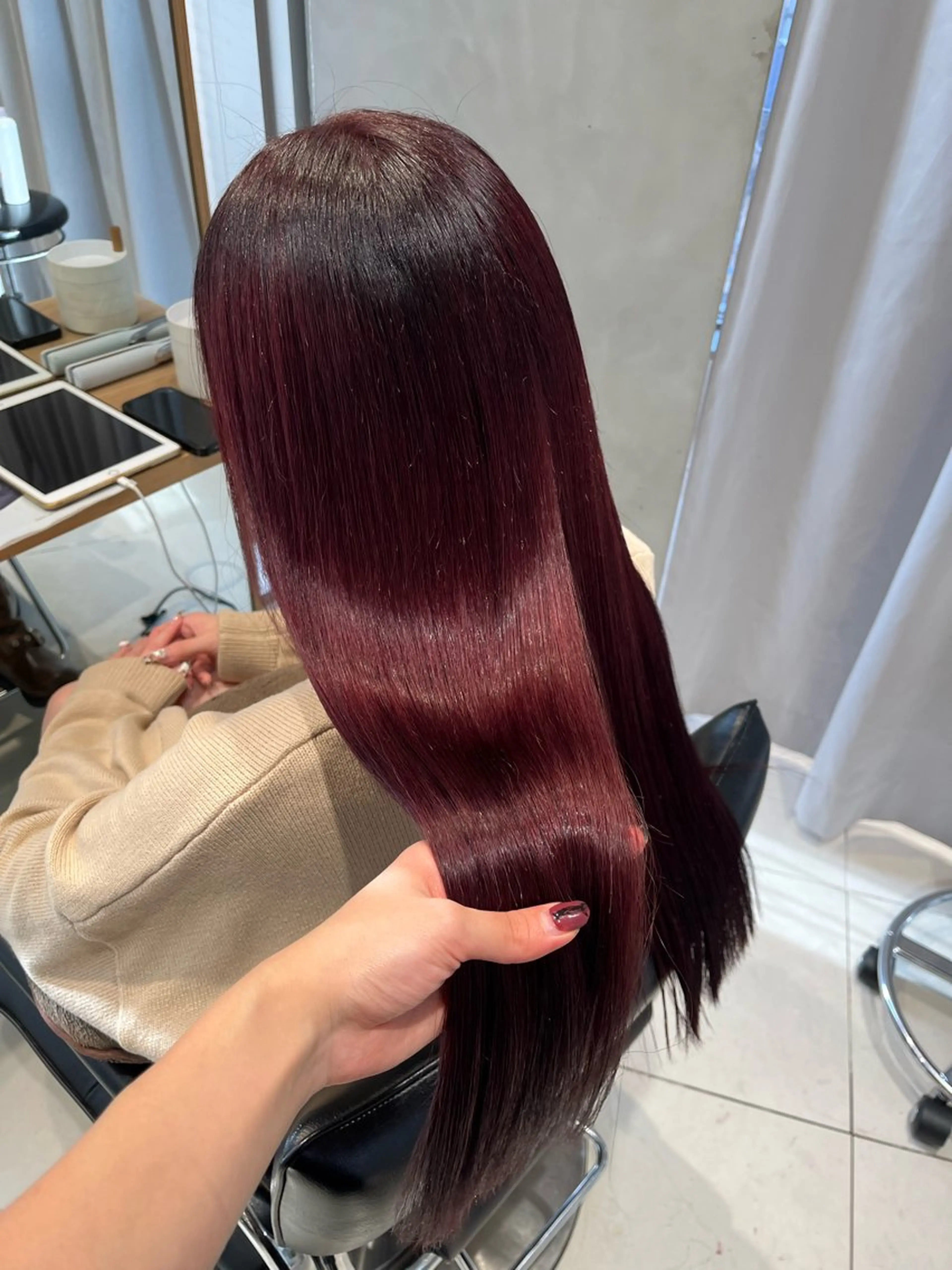 ロング カラー ヘアカラー トリートメント ヘアセット 艶髪/暖色カラー/ ◎RUKI.のヘアスタイル