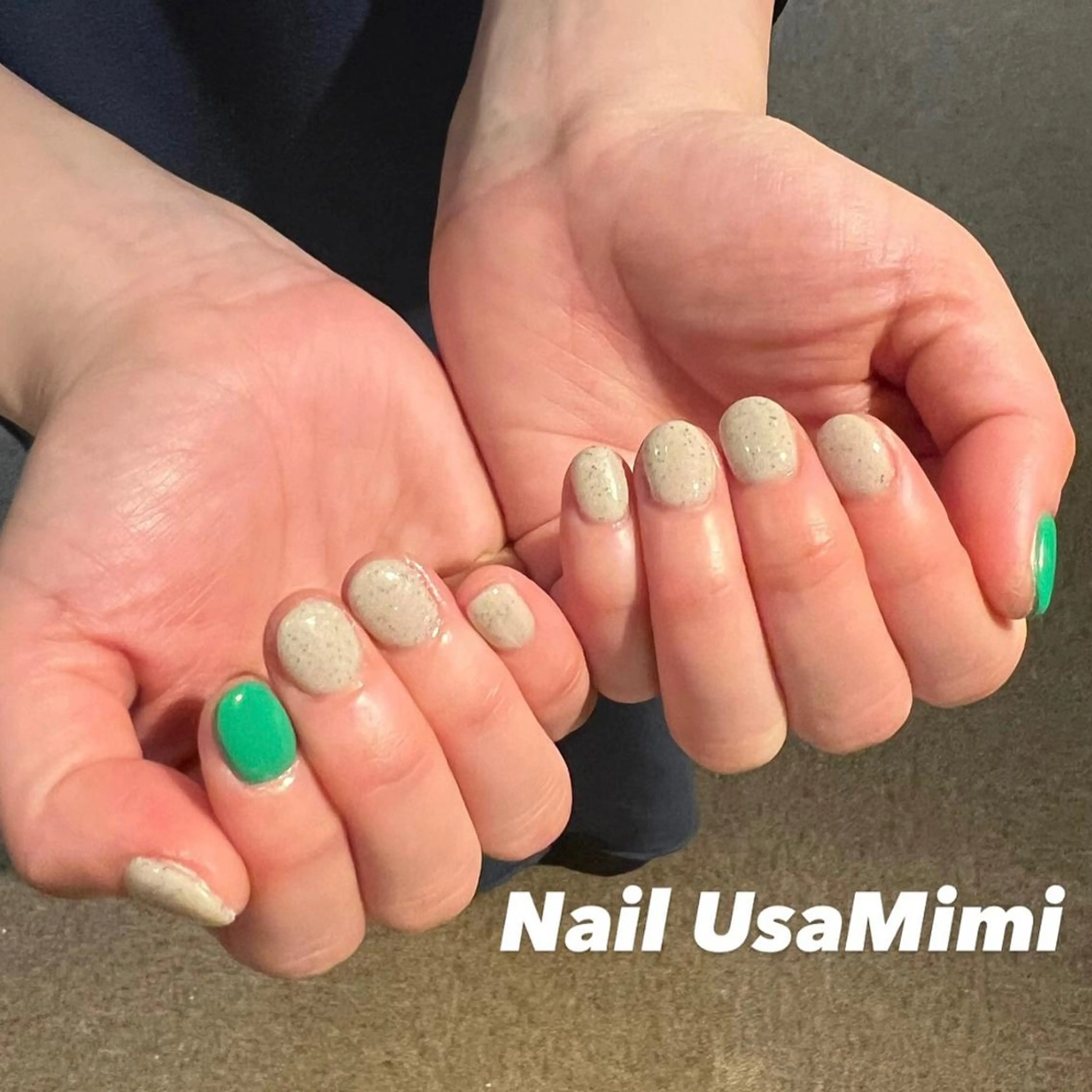 ネイル フットネイル ジェルネイル マグネットネイル 持ち込み ニュアンスネイル 本町ネイルNail UsaMimiのネイルデザイン