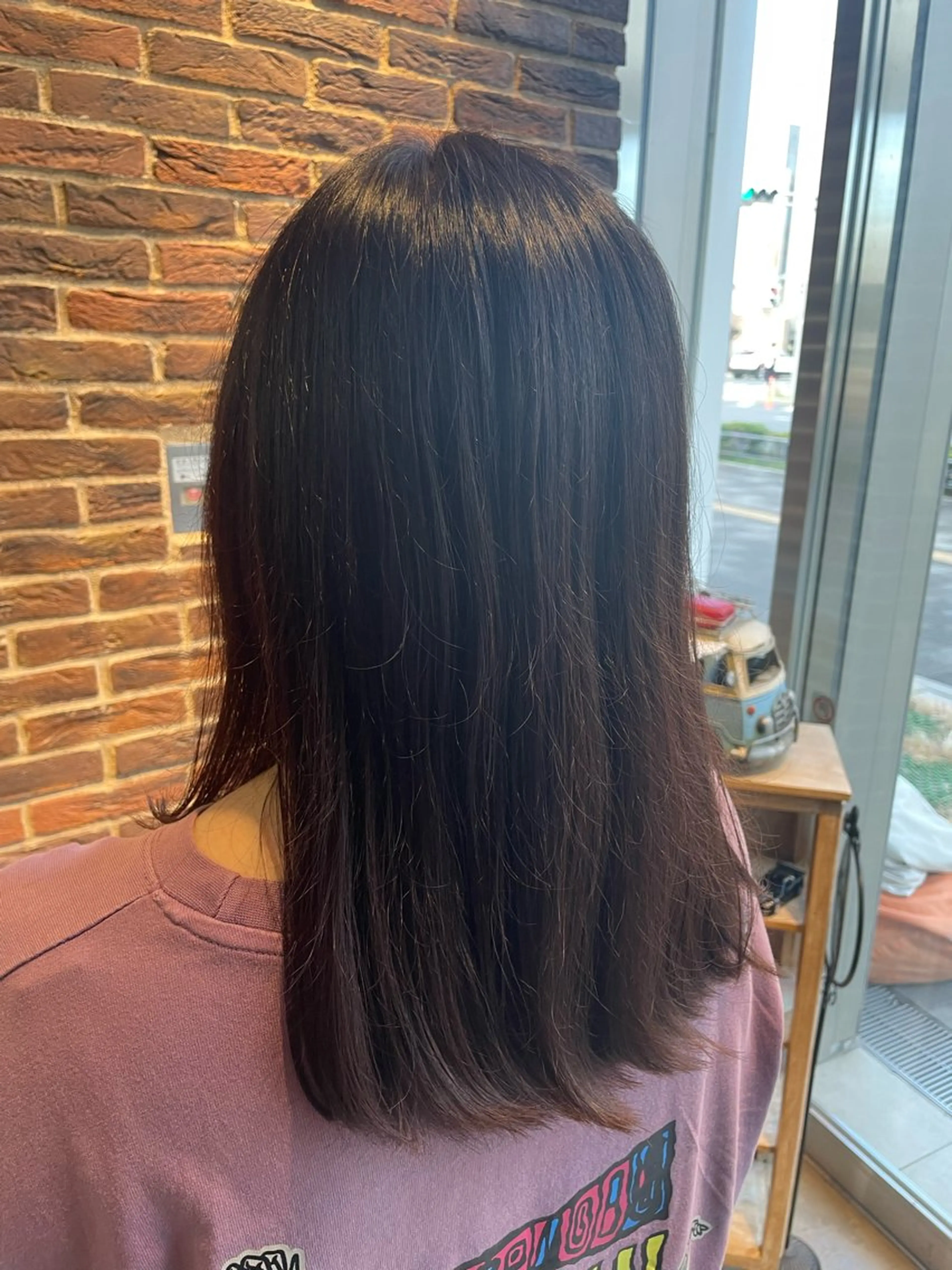 セミロング カット ヘアカラー トリートメント Hair salon 6所属・照井 奈保子のヘアスタイル