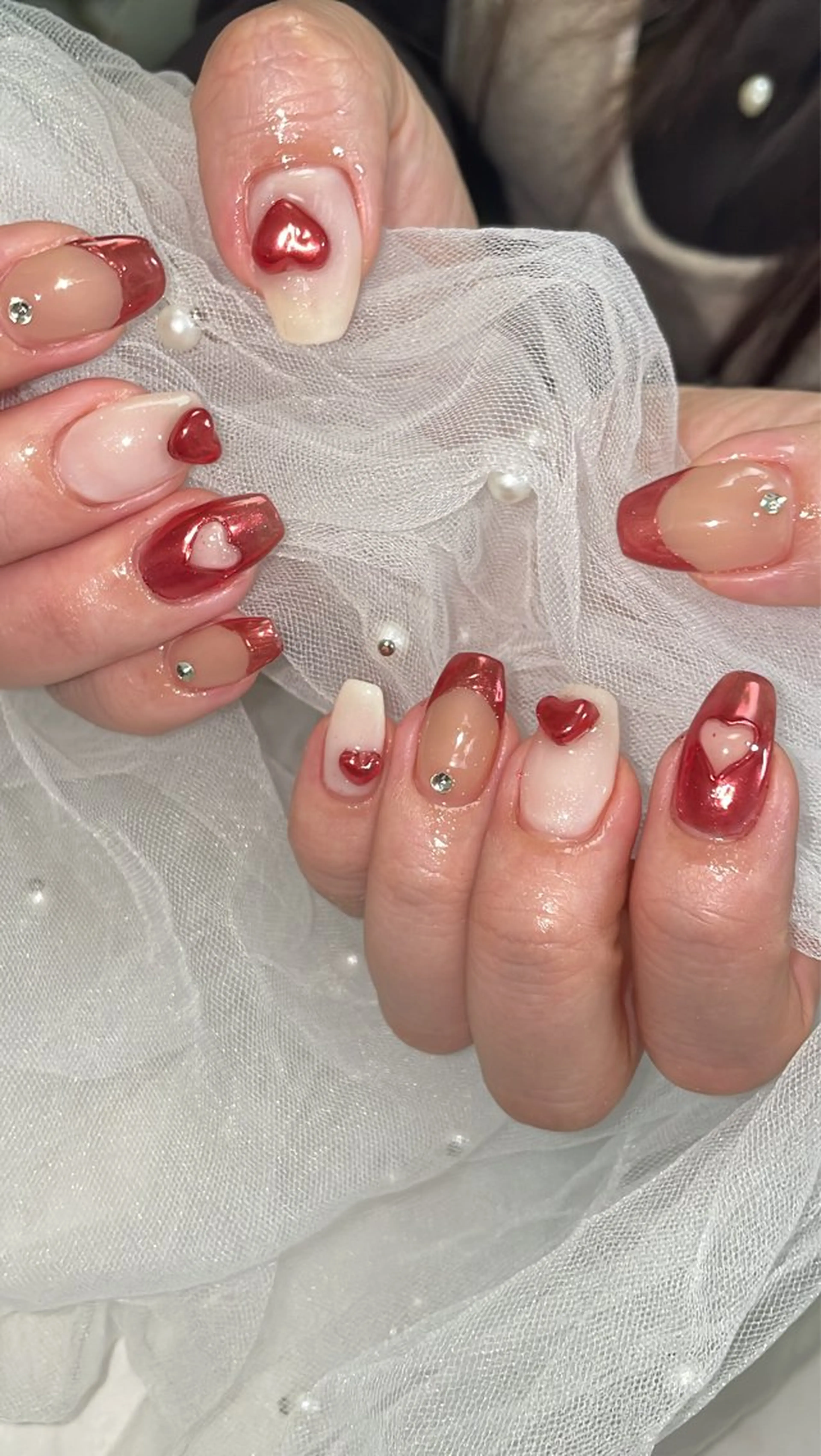 ネイル ハンドネイル ネイルサロンエクラ 🫧Shizukaのネイルデザイン