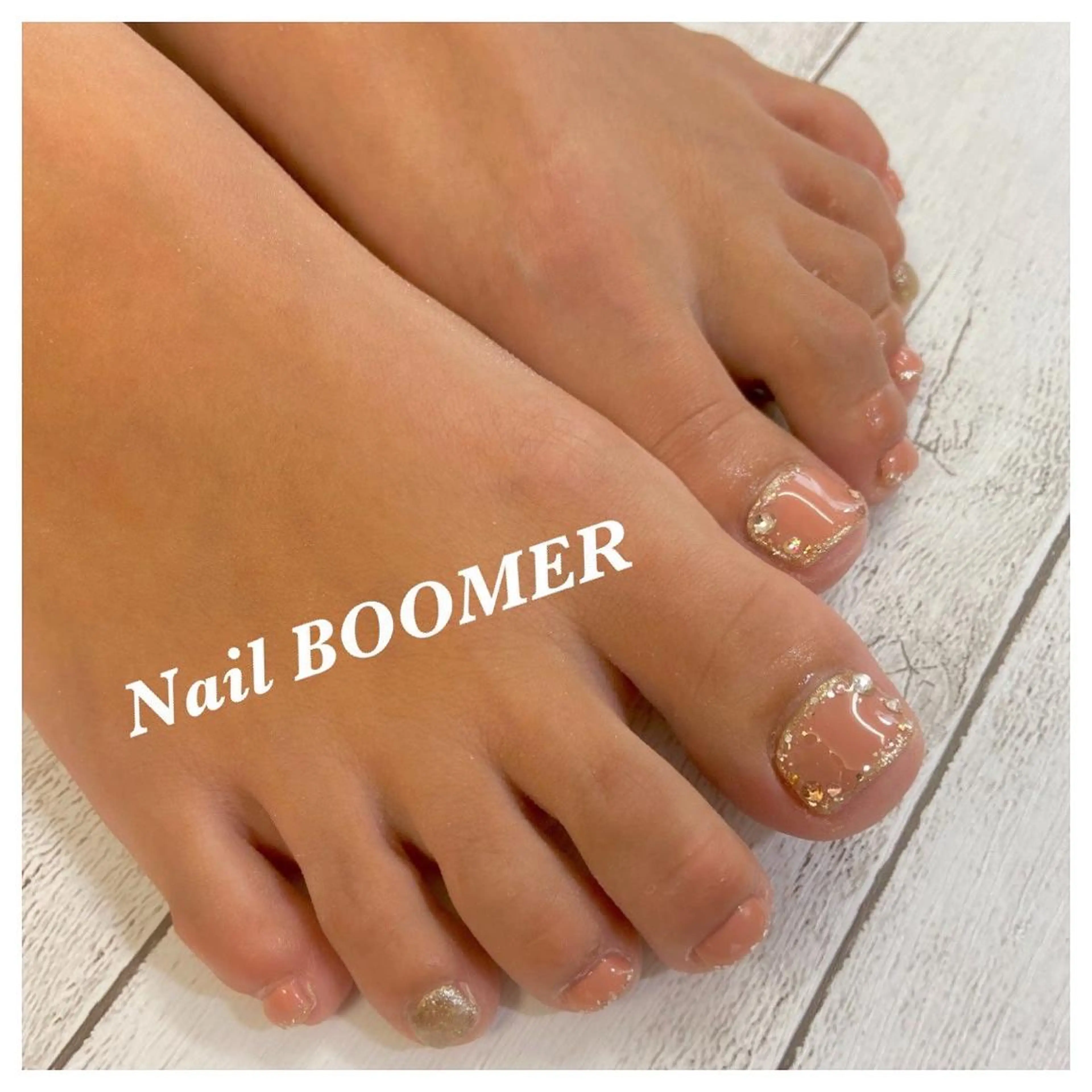 ネイル フットネイル ネイル ブーマーのネイルデザイン