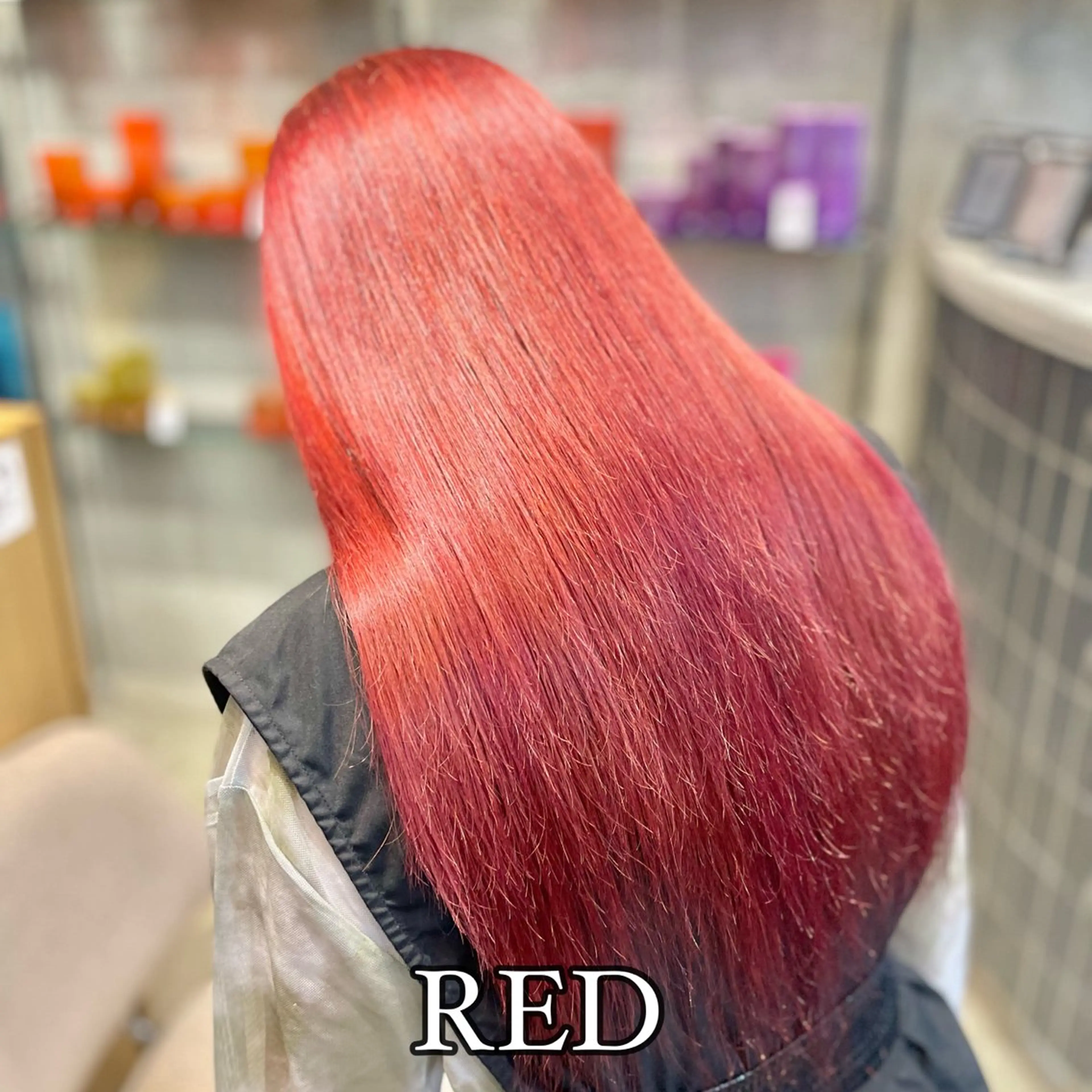 ロング カラー カット ヘアカラー トリートメント ✨縮毛矯正　韓国ヘア レイヤー✨大濱快斗のヘアスタイル