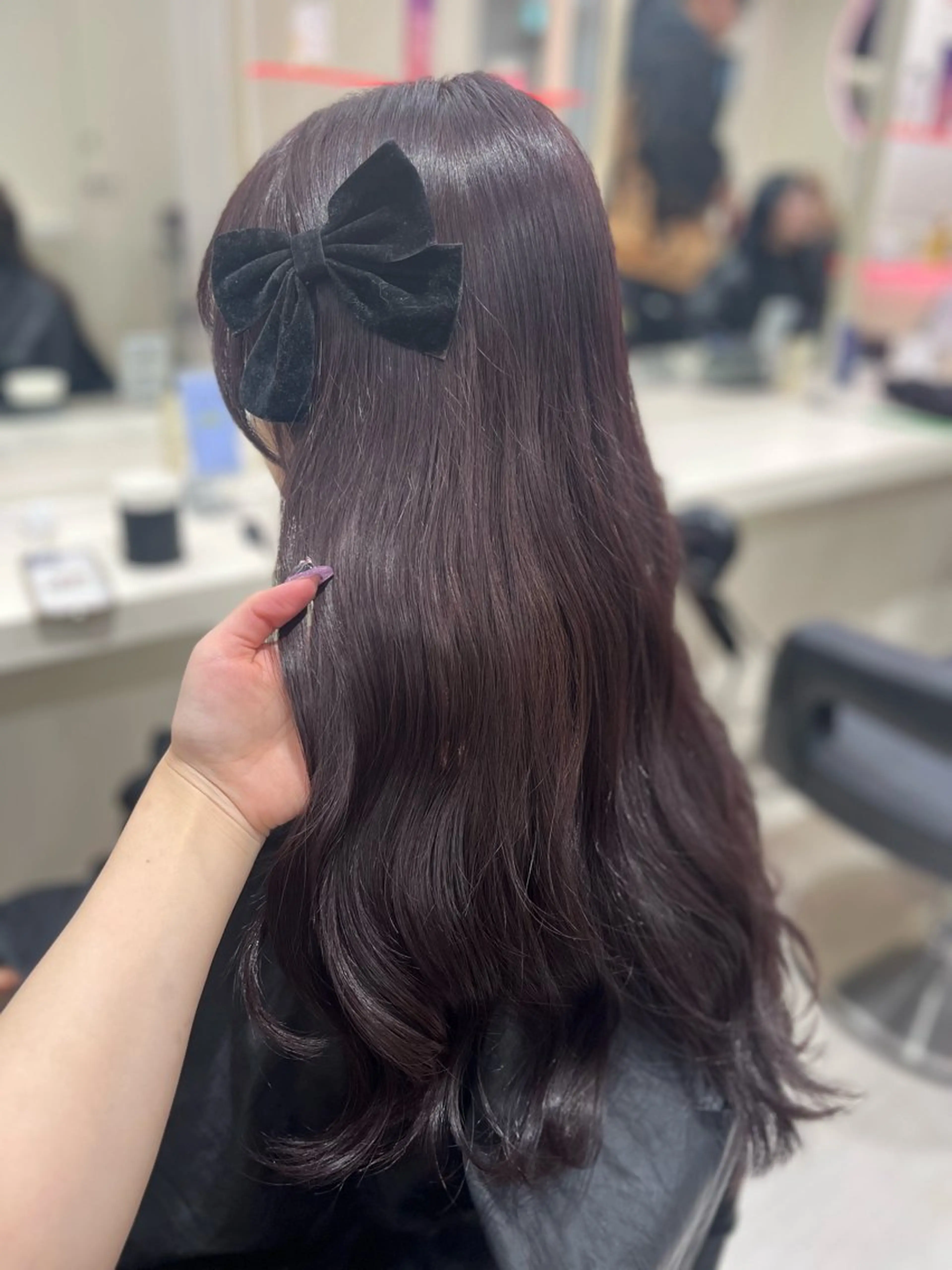 カラー ヘアカラー トリートメント ベージュ・ラベンダー カラー🎀りりのヘアスタイル