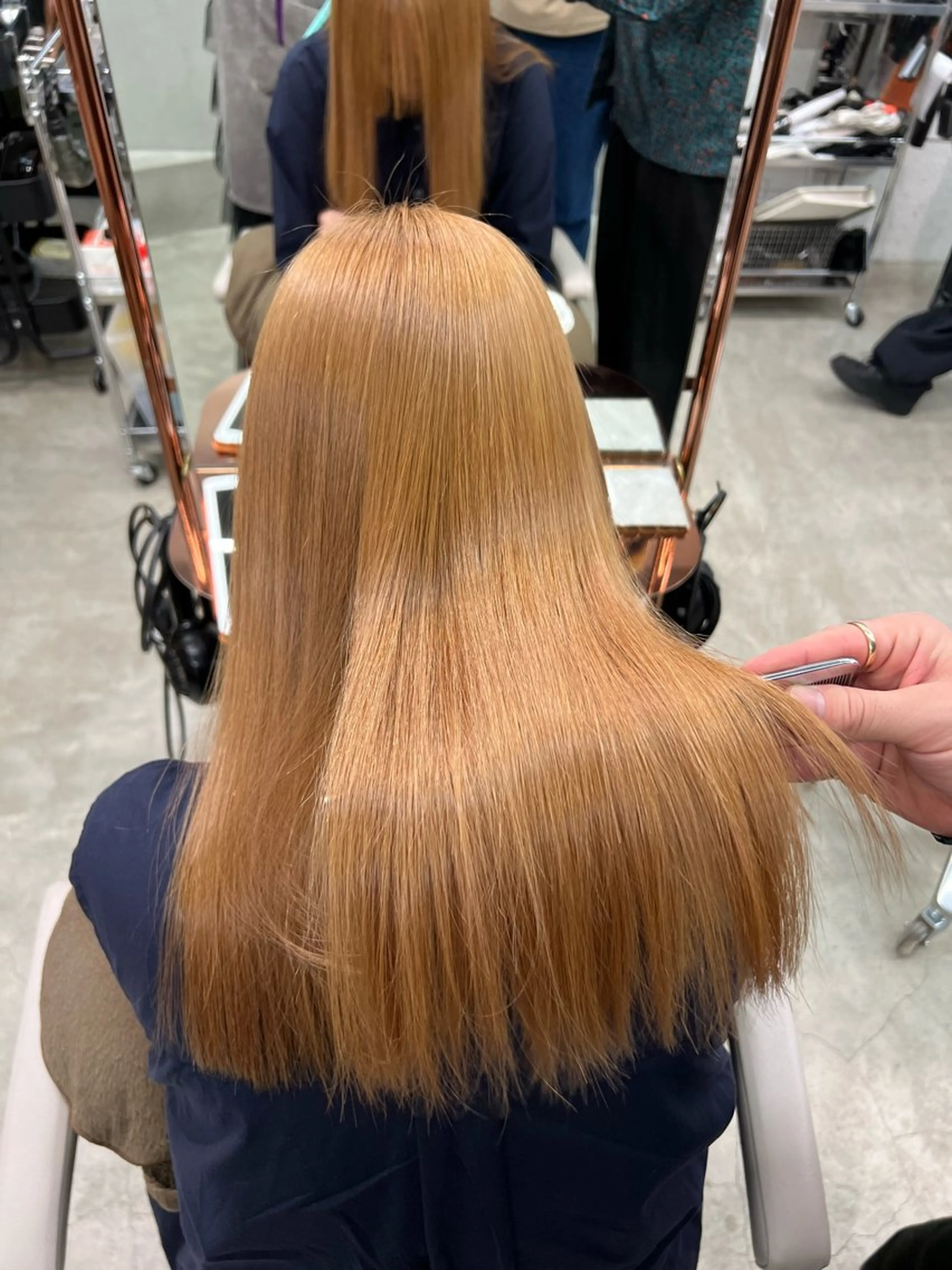 ロング 縮毛矯正 【ブリーチ特化】 イマダナツミのヘアスタイル