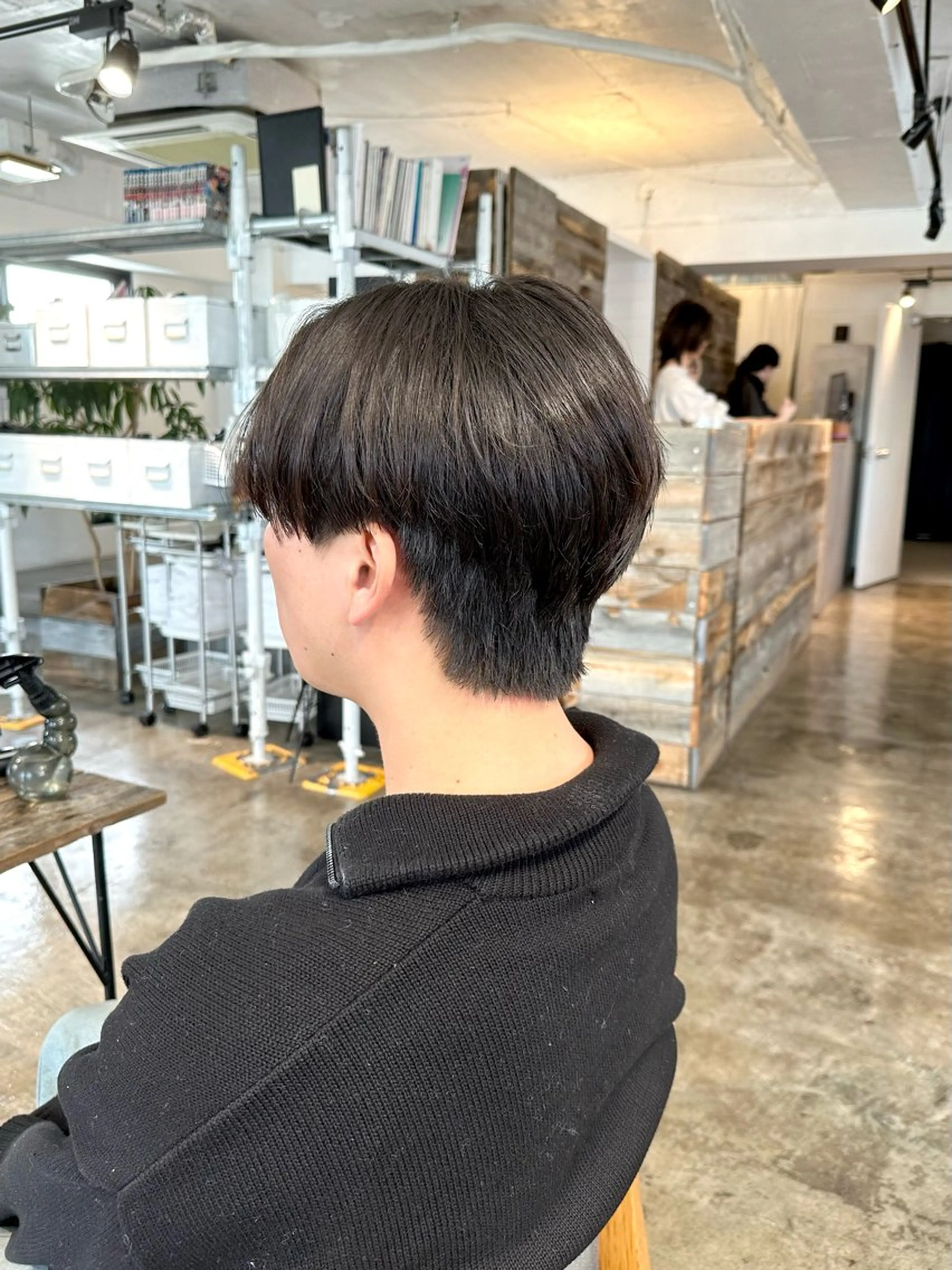 メンズ センターパート メンズパーマ 刈り上げ カット 骨格補正施術/メンズ 専門美容師/YUYAのヘアスタイル