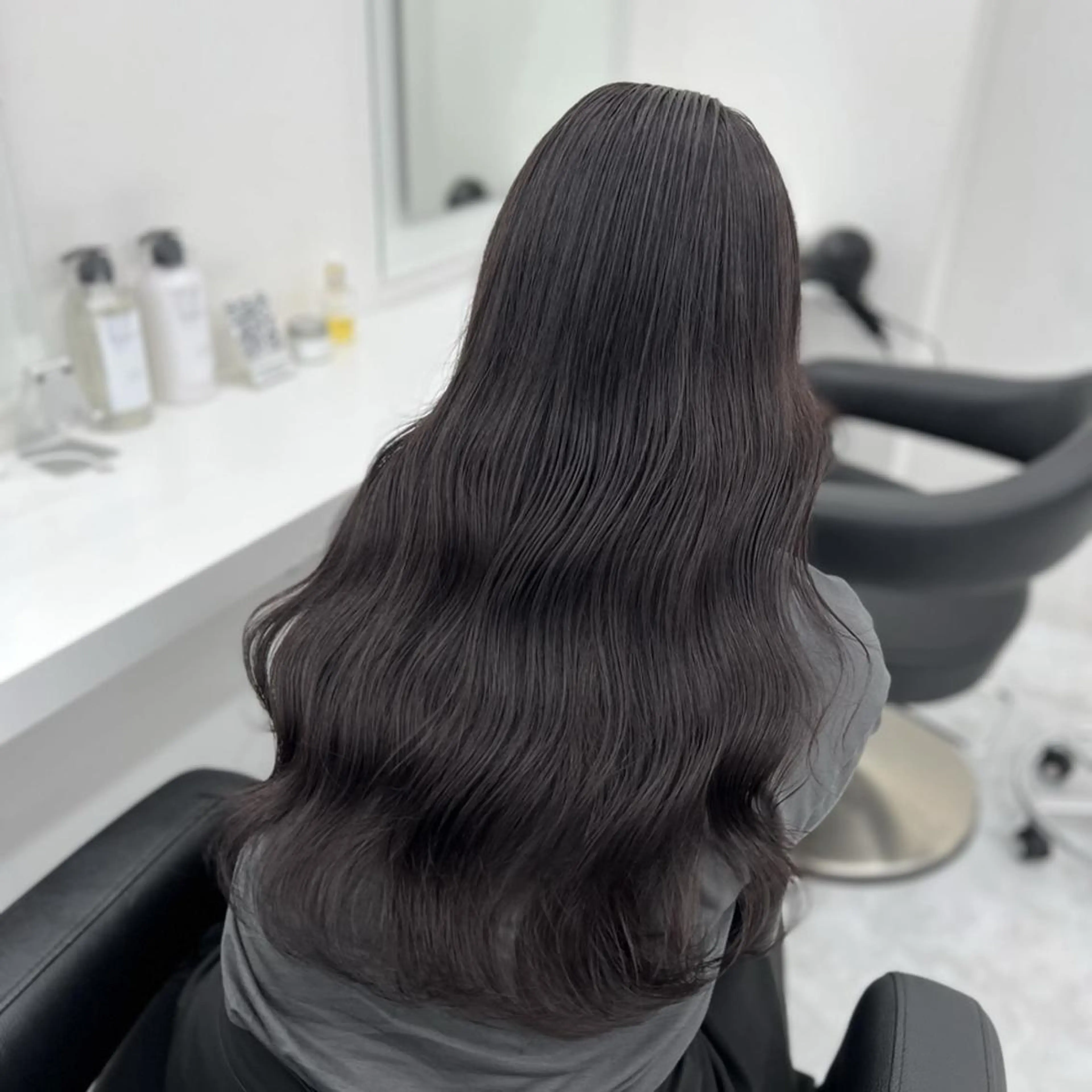 カラー ヘアアレンジ ヘアカラー トリートメント 🫧柔らか透明感🫧 大人っぽヘア🛁🫧のヘアスタイル