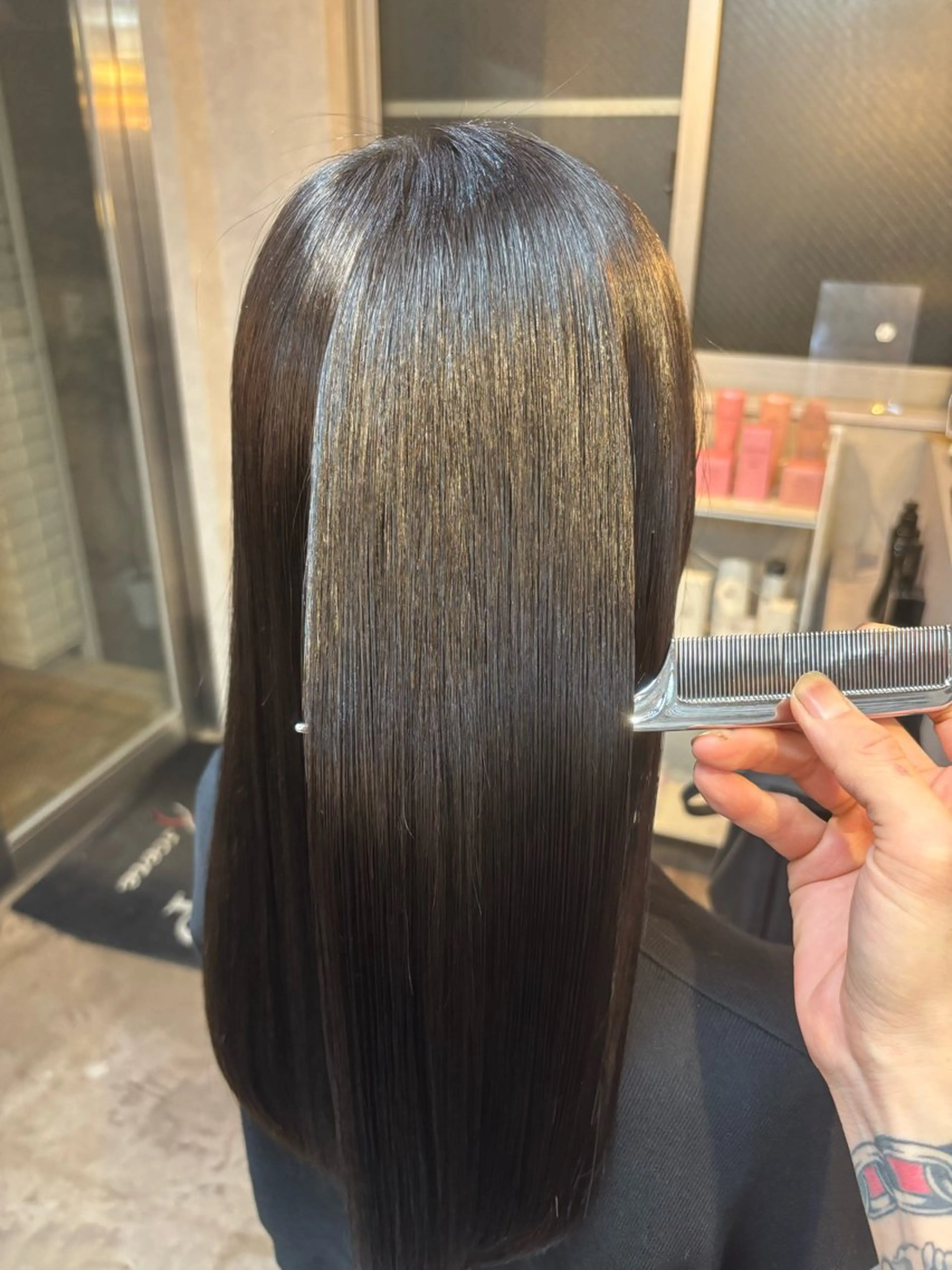 セミロング 髪質改善 トリートメント トリートメント ar clip所属・表参道/美髪矯正 /髪質改善/駿太のヘアスタイル