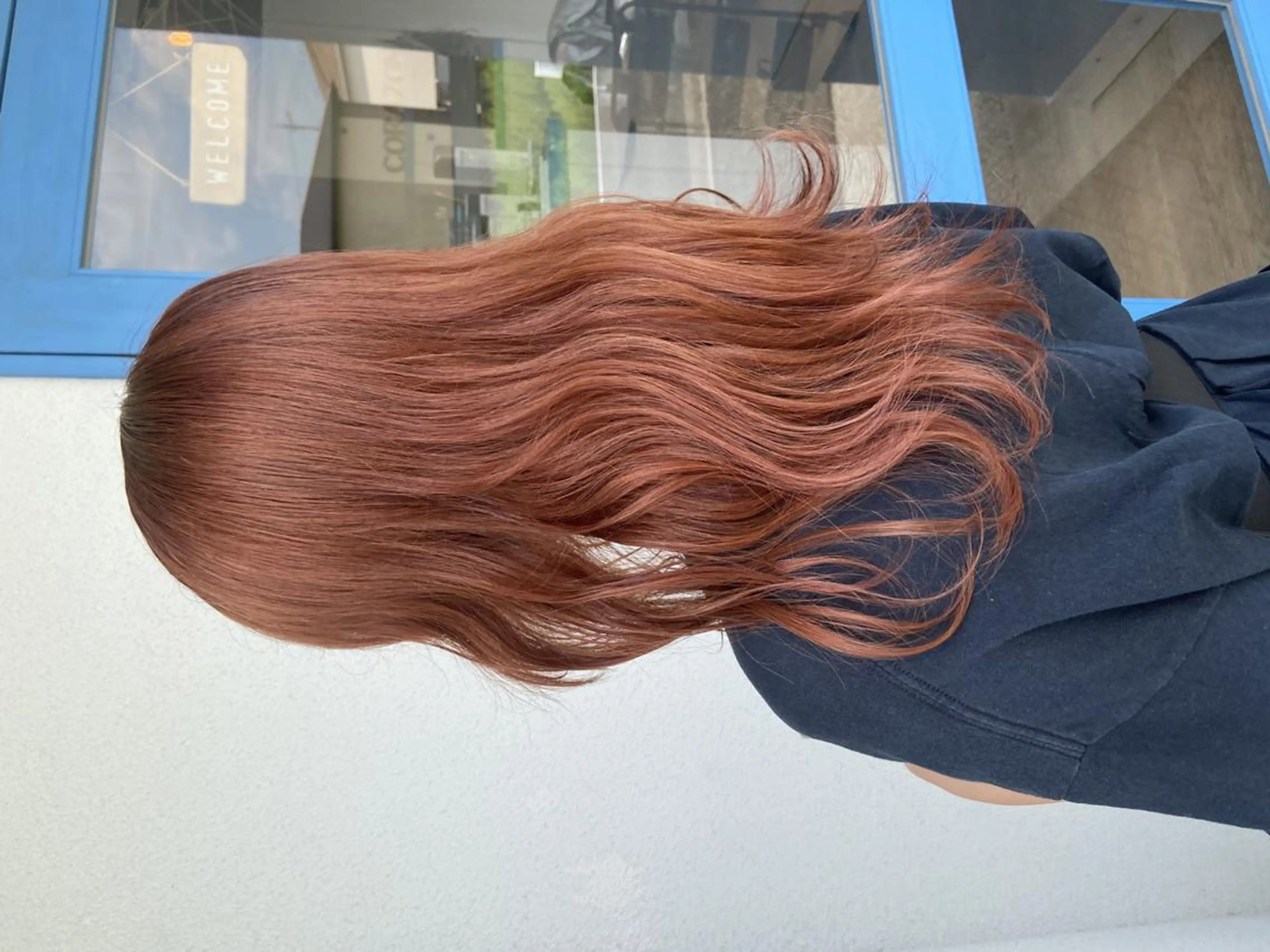 セミロング カラー アディクシーカラー アッシュ バレイヤージュ ブリーチ ケアブリーチ corazon ブリーチのヘアスタイル