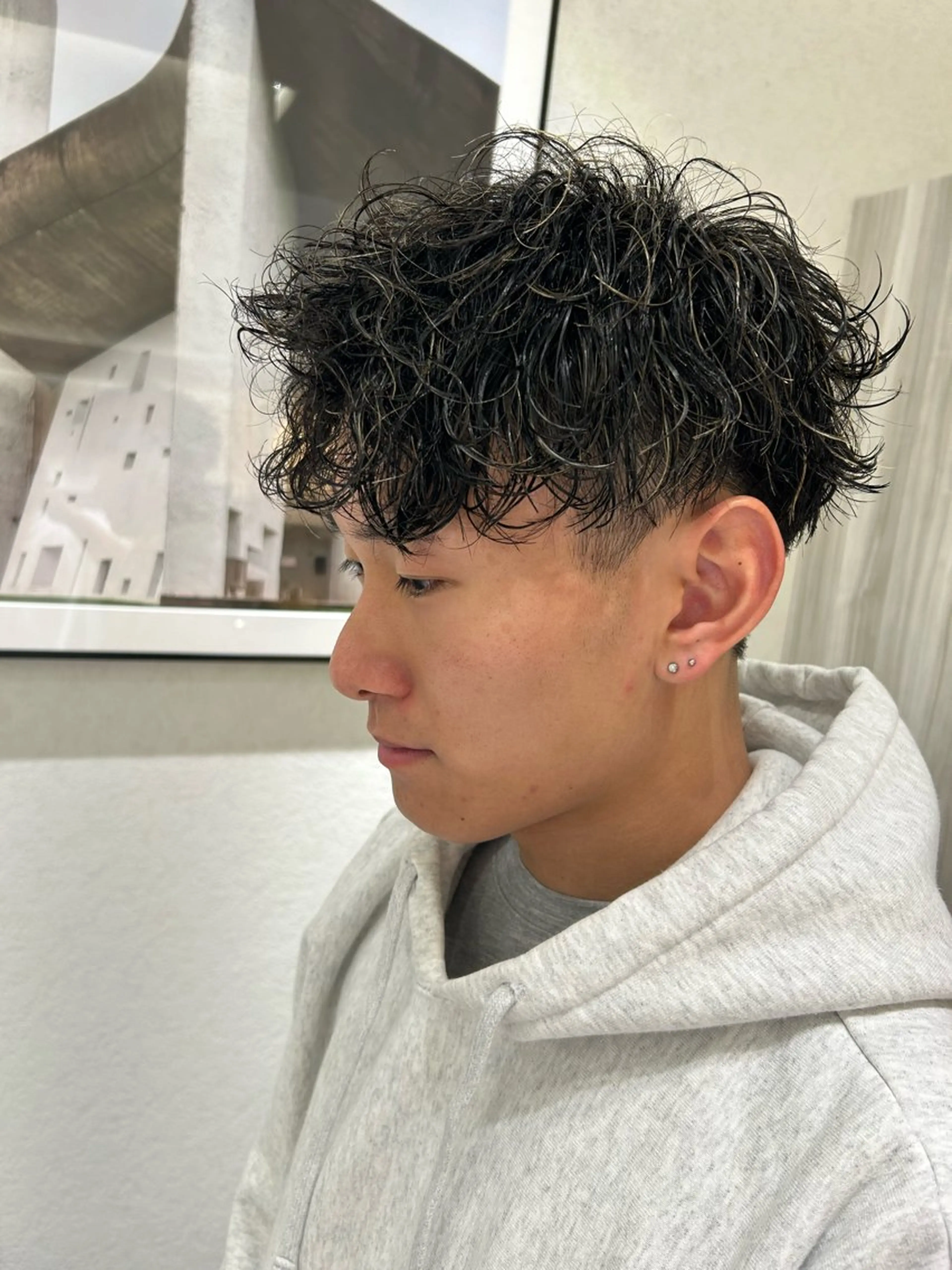 【メンズスタイル限定🎶】カット➕パーマ 6000円の写真
