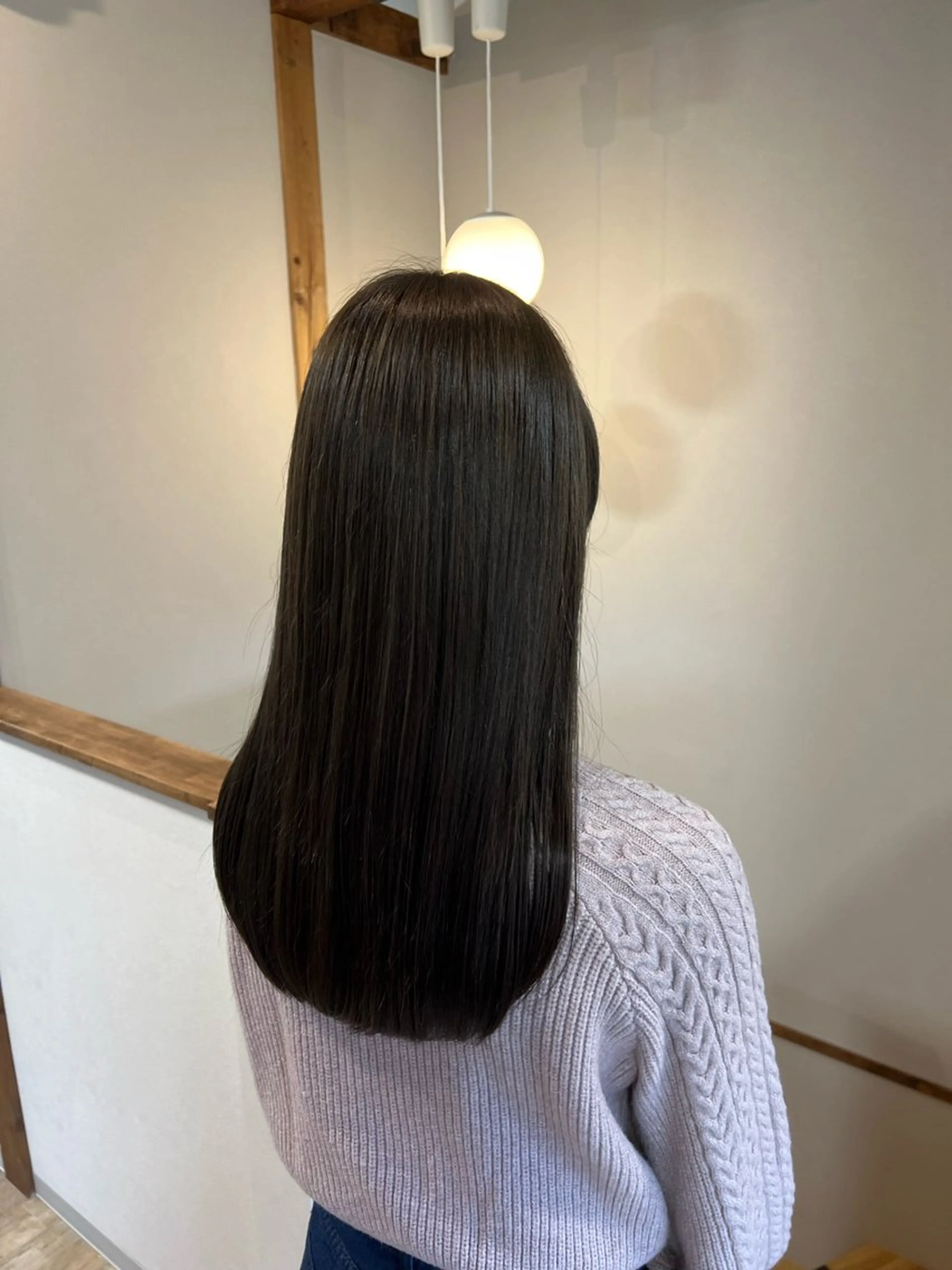 ✨リピーター様✨ブリーチなしで出す透明感カラー➕髪質改善ファルジュアトリートメントの写真