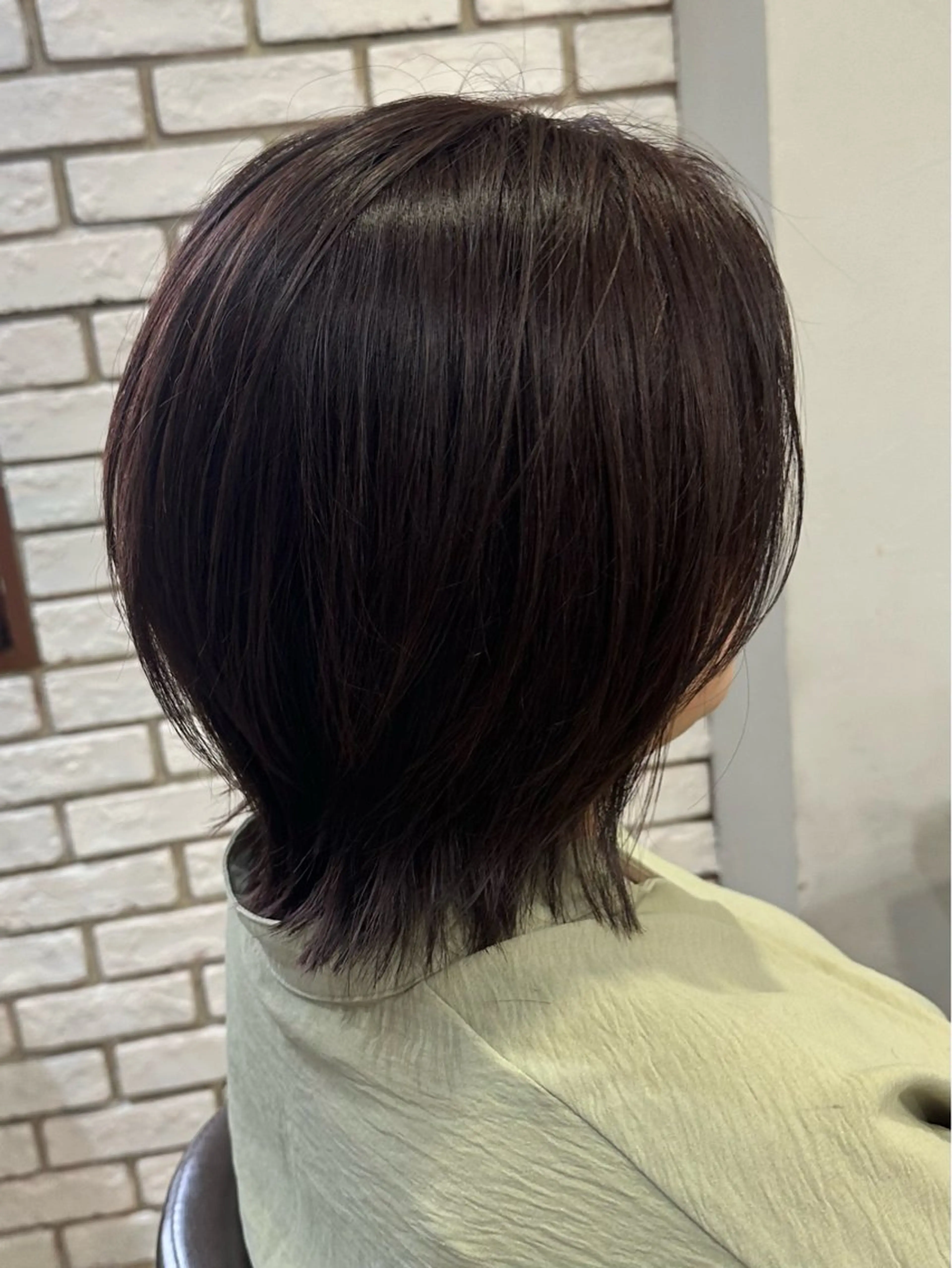 カラー ボブ カット ヘアカラー ルシクラージュ武蔵小杉店所属・✨美髪縮毛矯正✨ 丸山智久のヘアスタイル