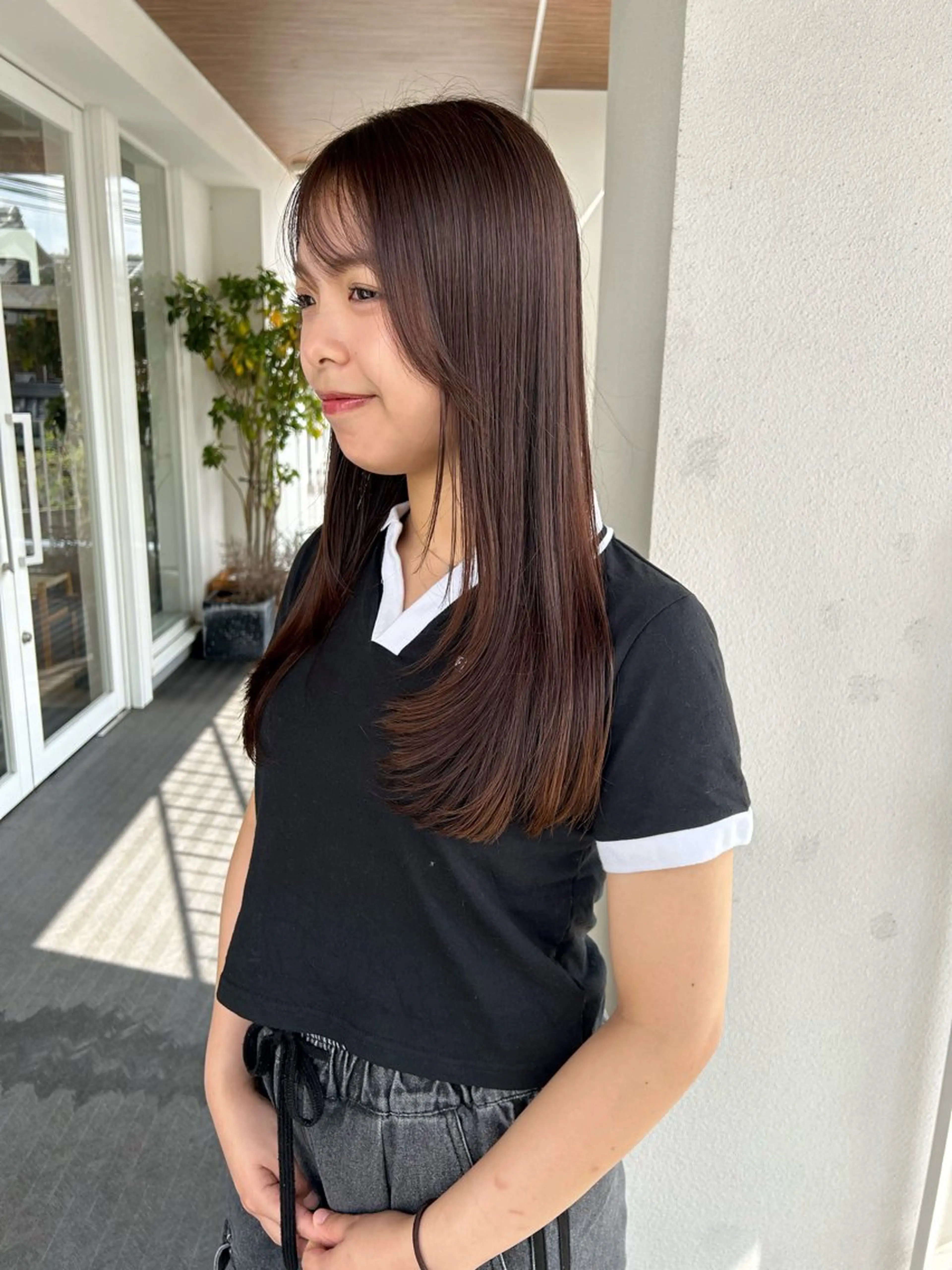 ロング カット ヘアカラー トリートメント AELU🌱 林千晶のヘアスタイル
