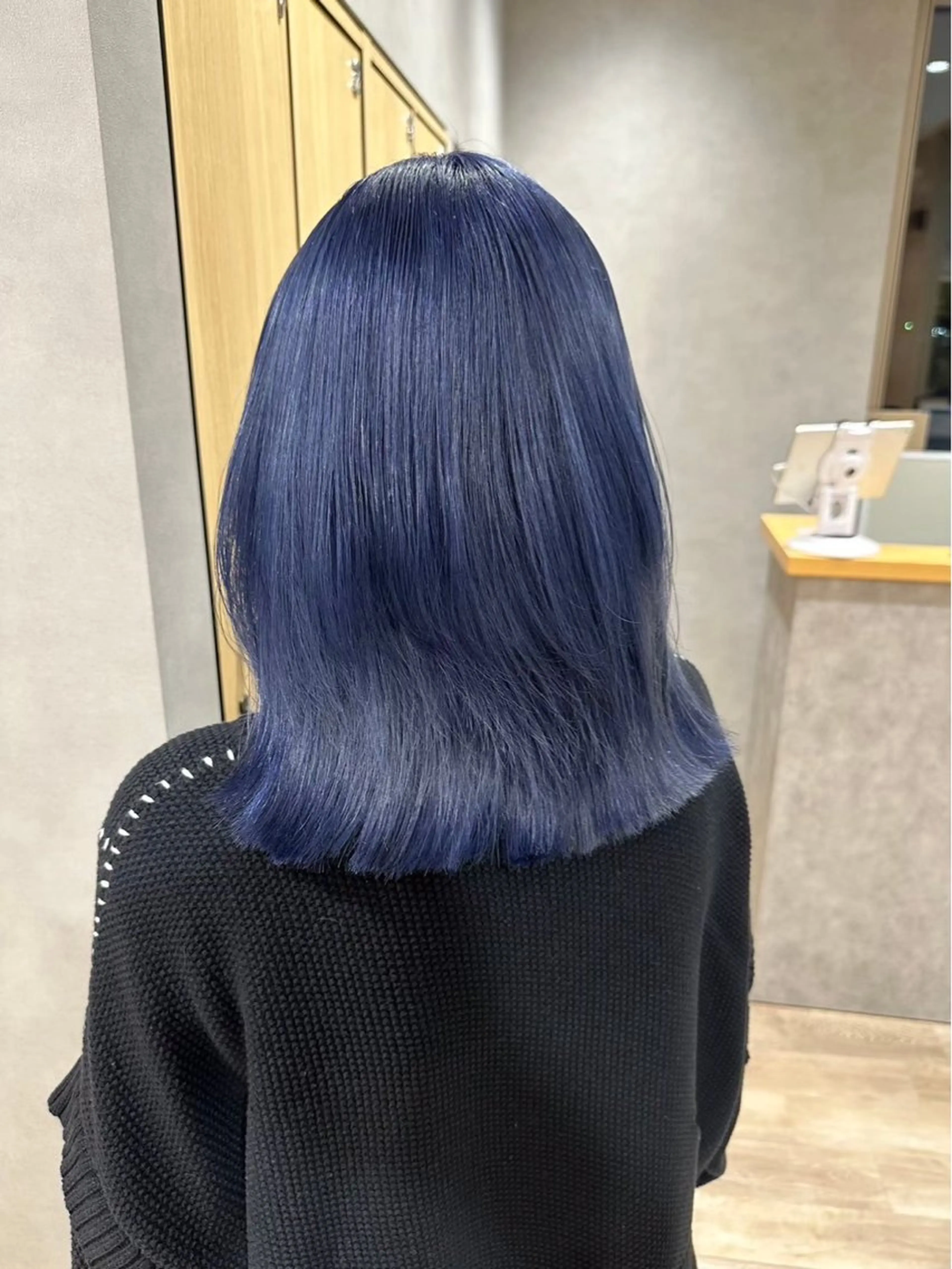 『夏にぴったりな涼しい寒色に💙』ダブルカラー＋1STEPトリートメント✨の写真