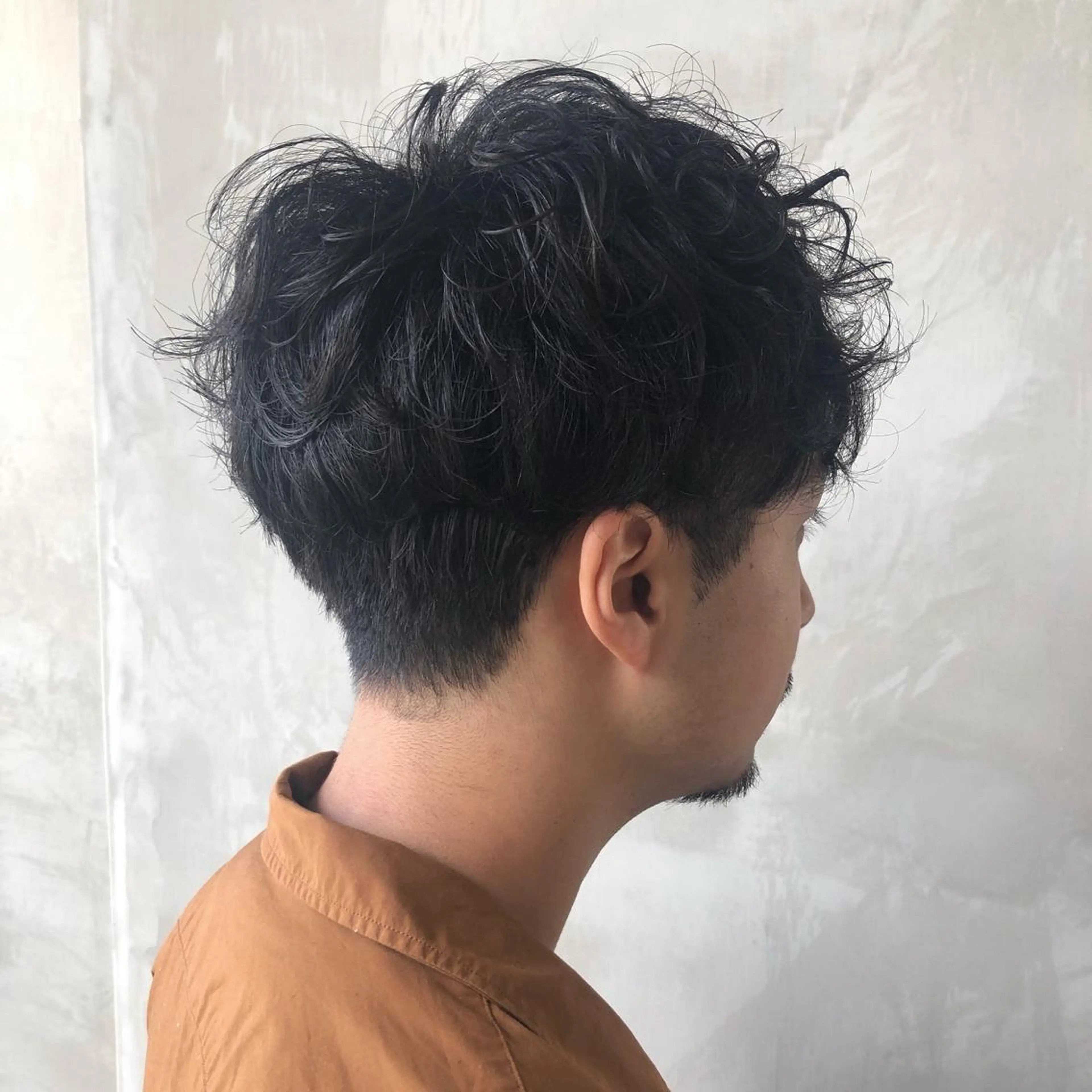 ショート カラー パーマ ヘアアレンジ メンズ 顔周りcut・ご相談 ＝新宿しずく🇰🇷のヘアスタイル