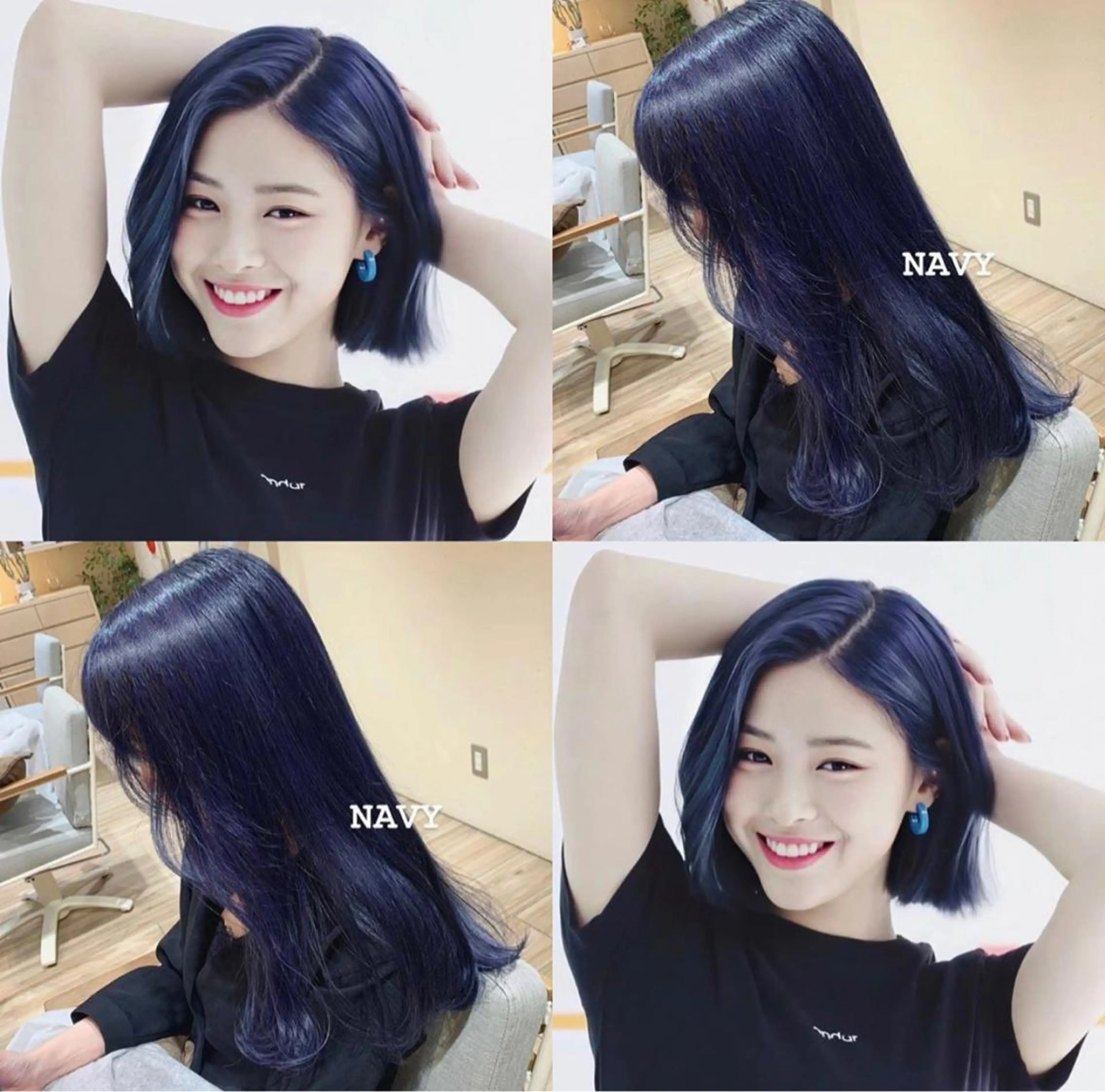 ロング Blue 髪質改善 💎松藤 莉奈のヘアスタイル