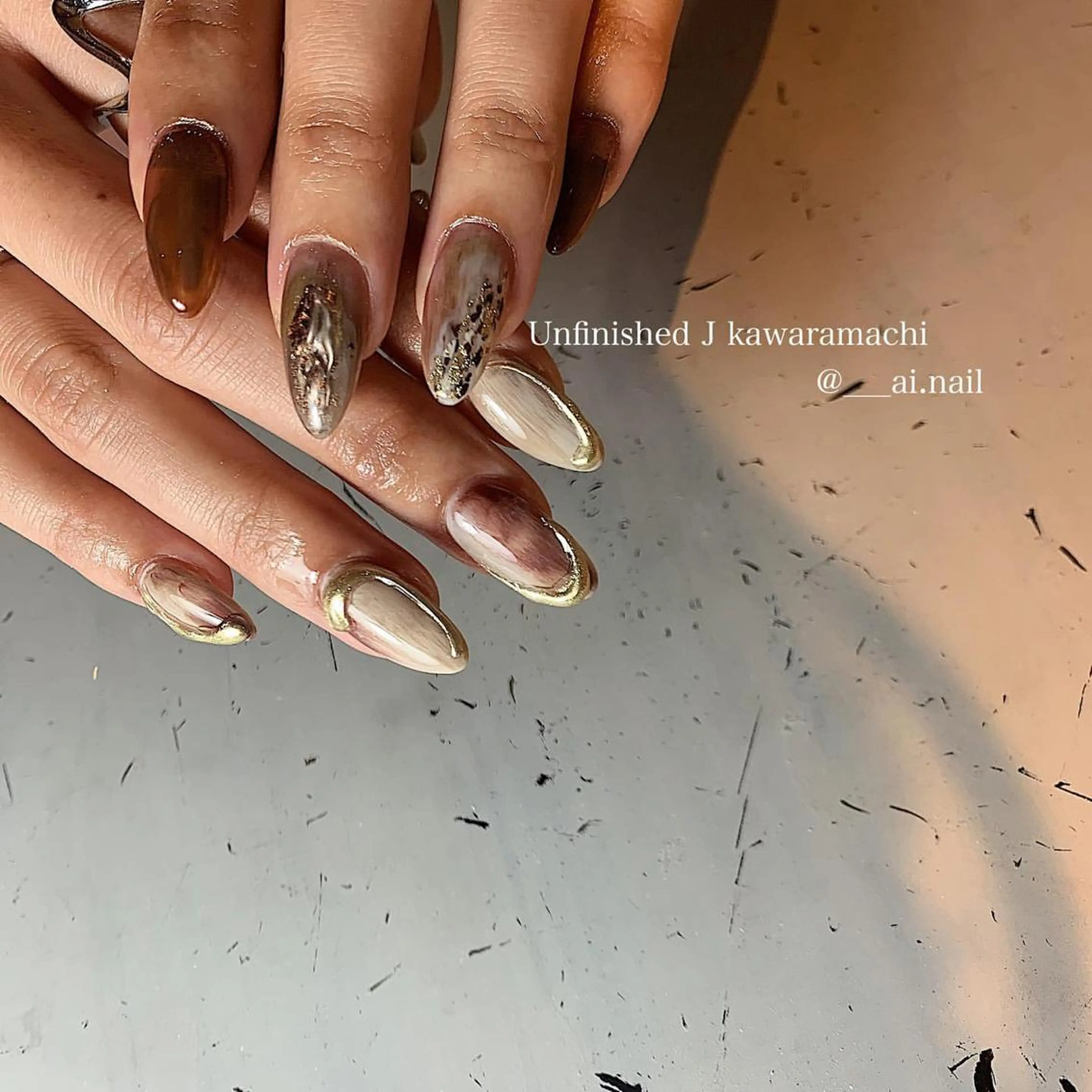 ネイル ハンドネイル 🍃伏見 / soL nail / aiのネイルデザイン