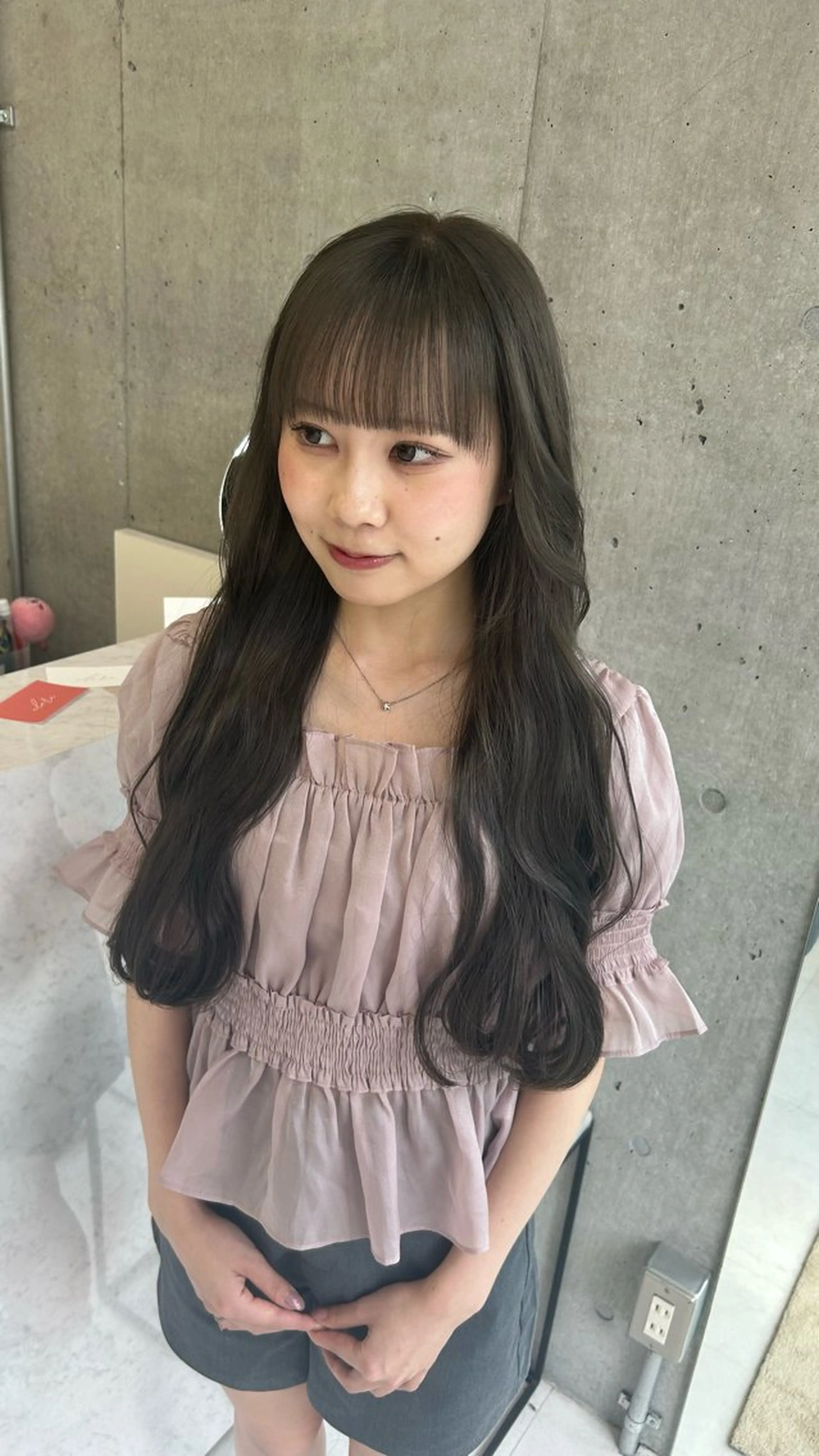 ロング ヘアカラー トリートメント Lomalia Yuukaのヘアスタイル