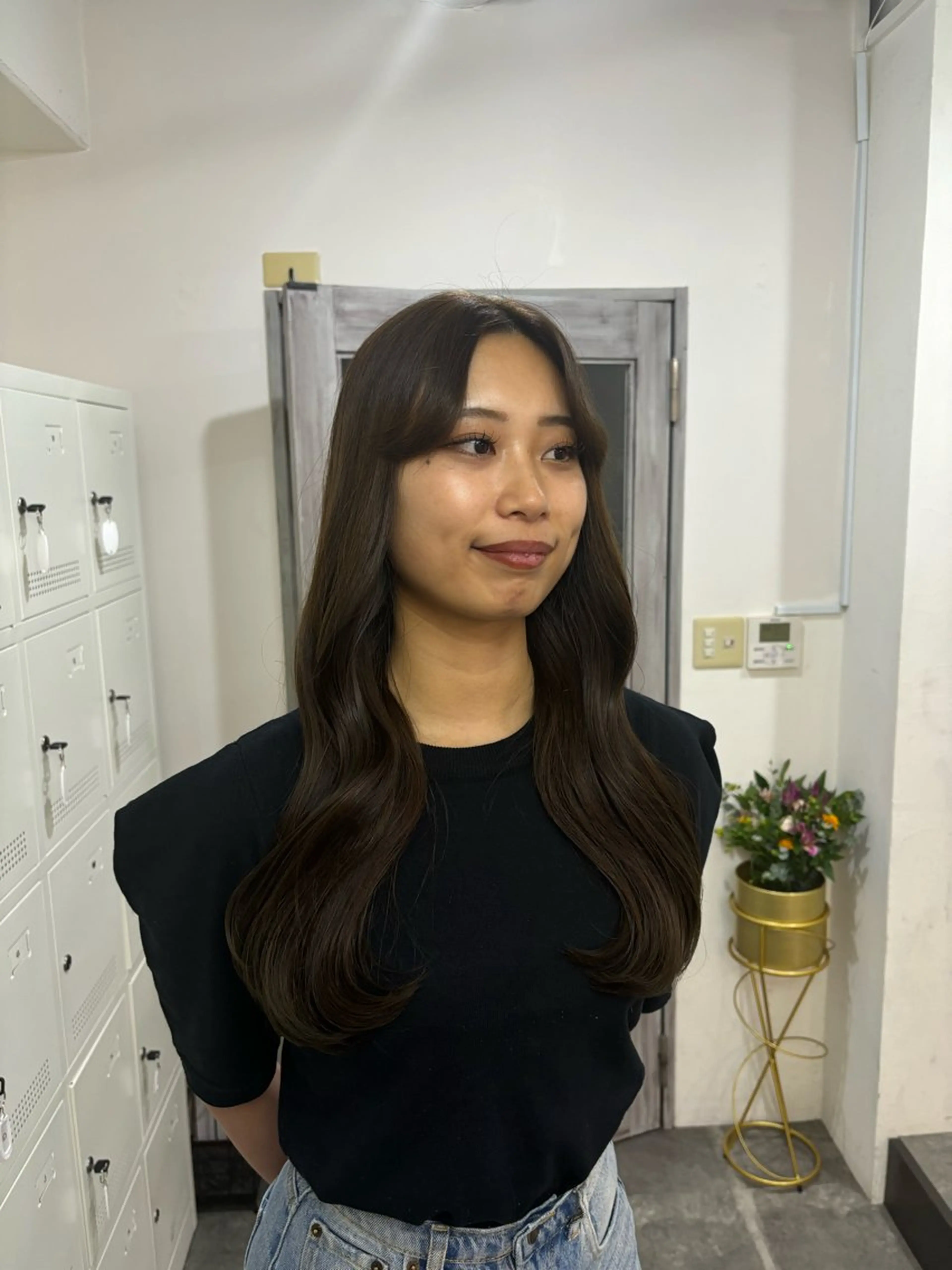 ロング カラー グレージュ オリーブグレージュ オリーブグレー 小川 藍 / 🥣⟡ カラーモデル募集中のヘアスタイル