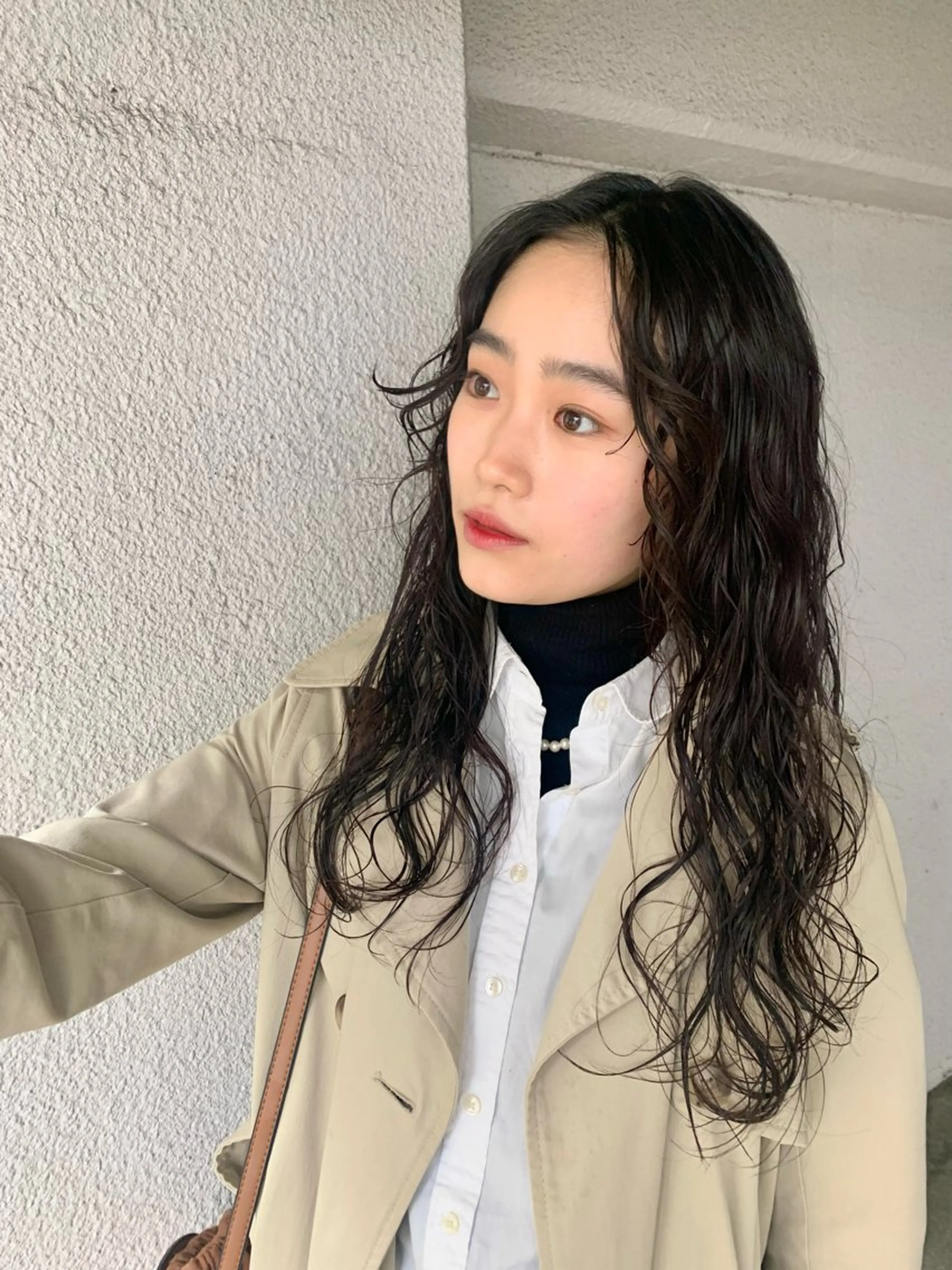 ロング パーマ ロング カット パーマ ボブパーマ/パーマ ウルフパーマのヘアスタイル