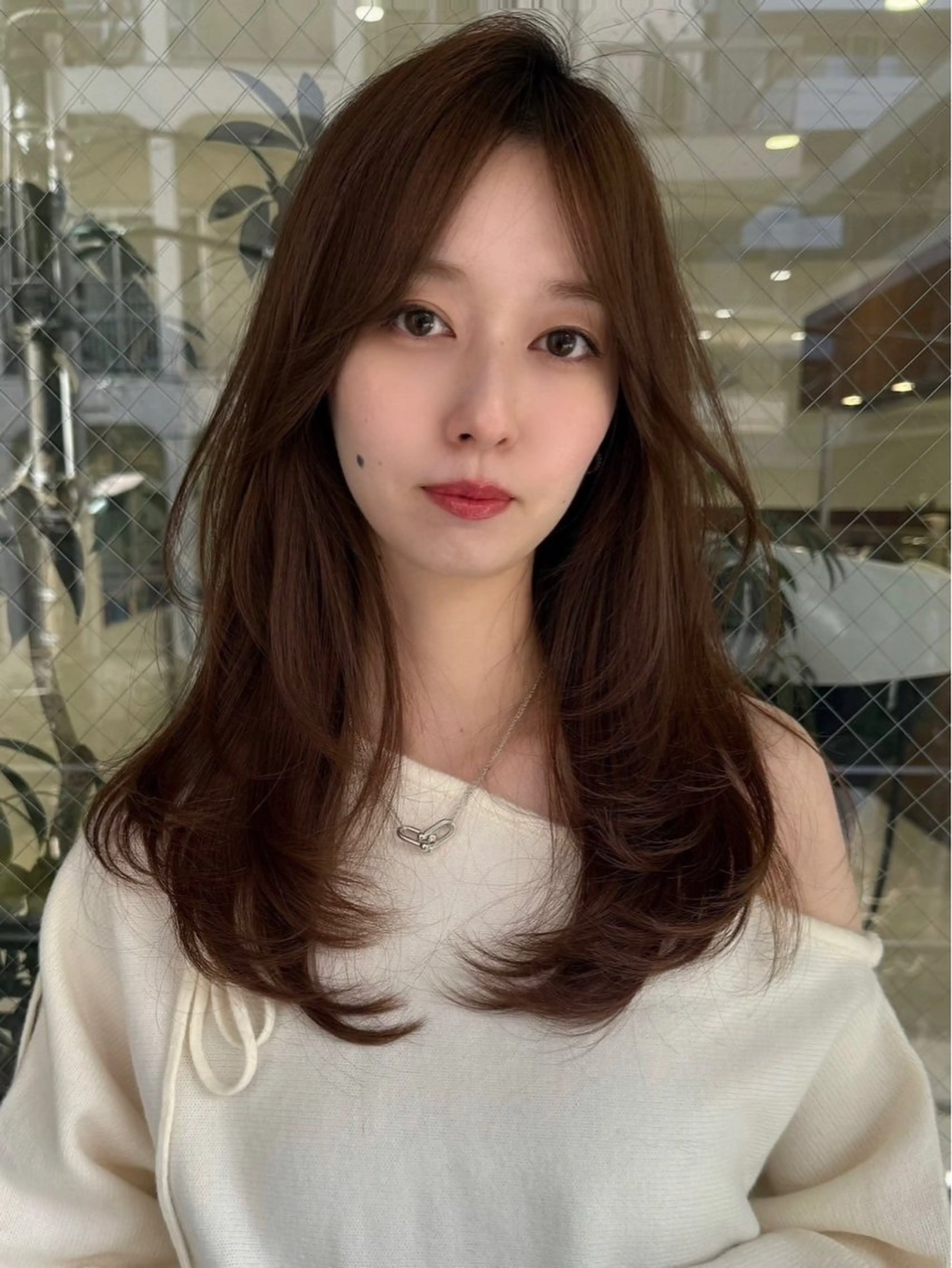 セミロング カラー ヘアカラー 透明感カラー/国分寺 /水野啓太のヘアスタイル