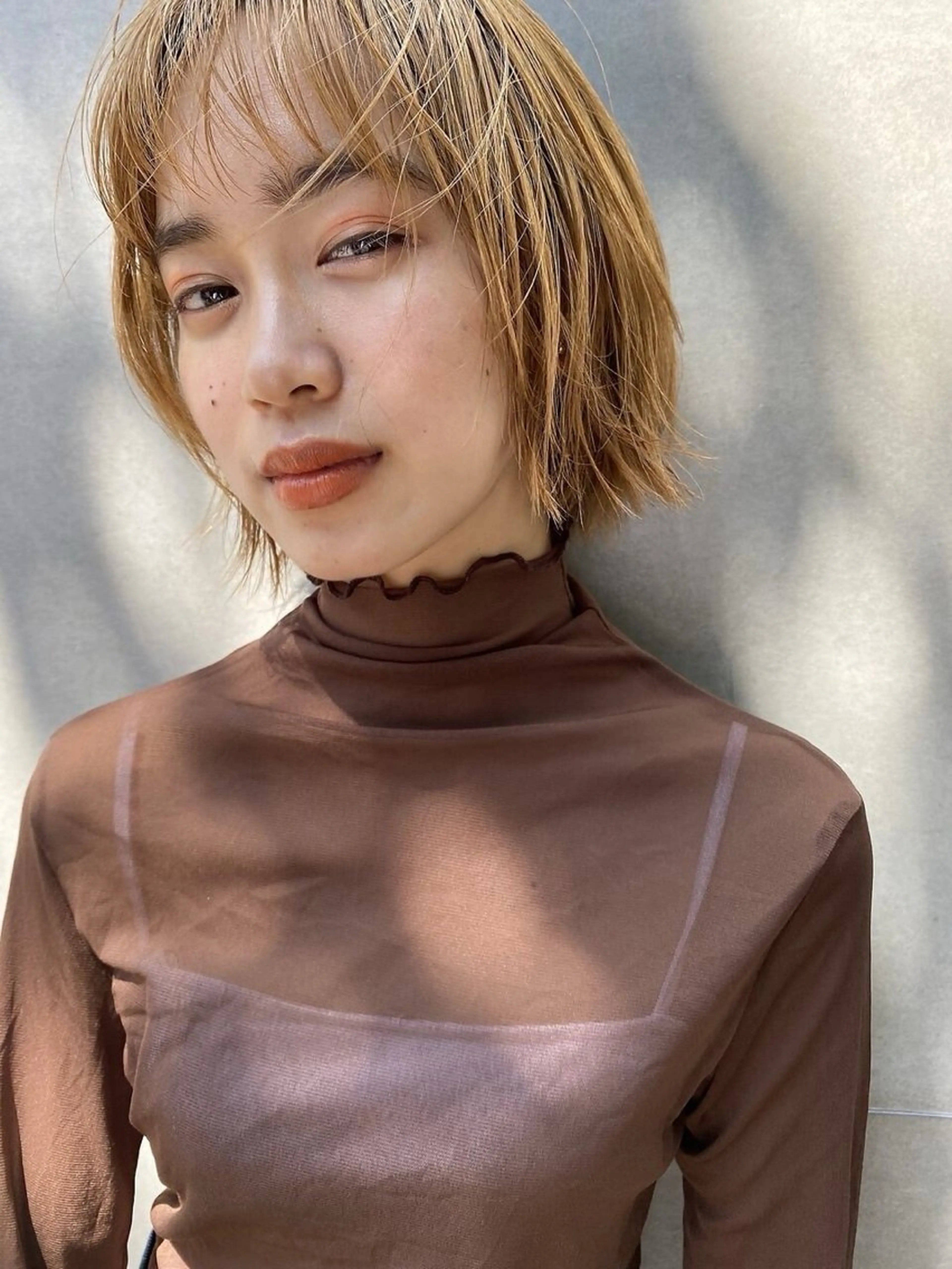ショート カット ヘアカラー KAZUKI新宿 カット　パーマのヘアスタイル