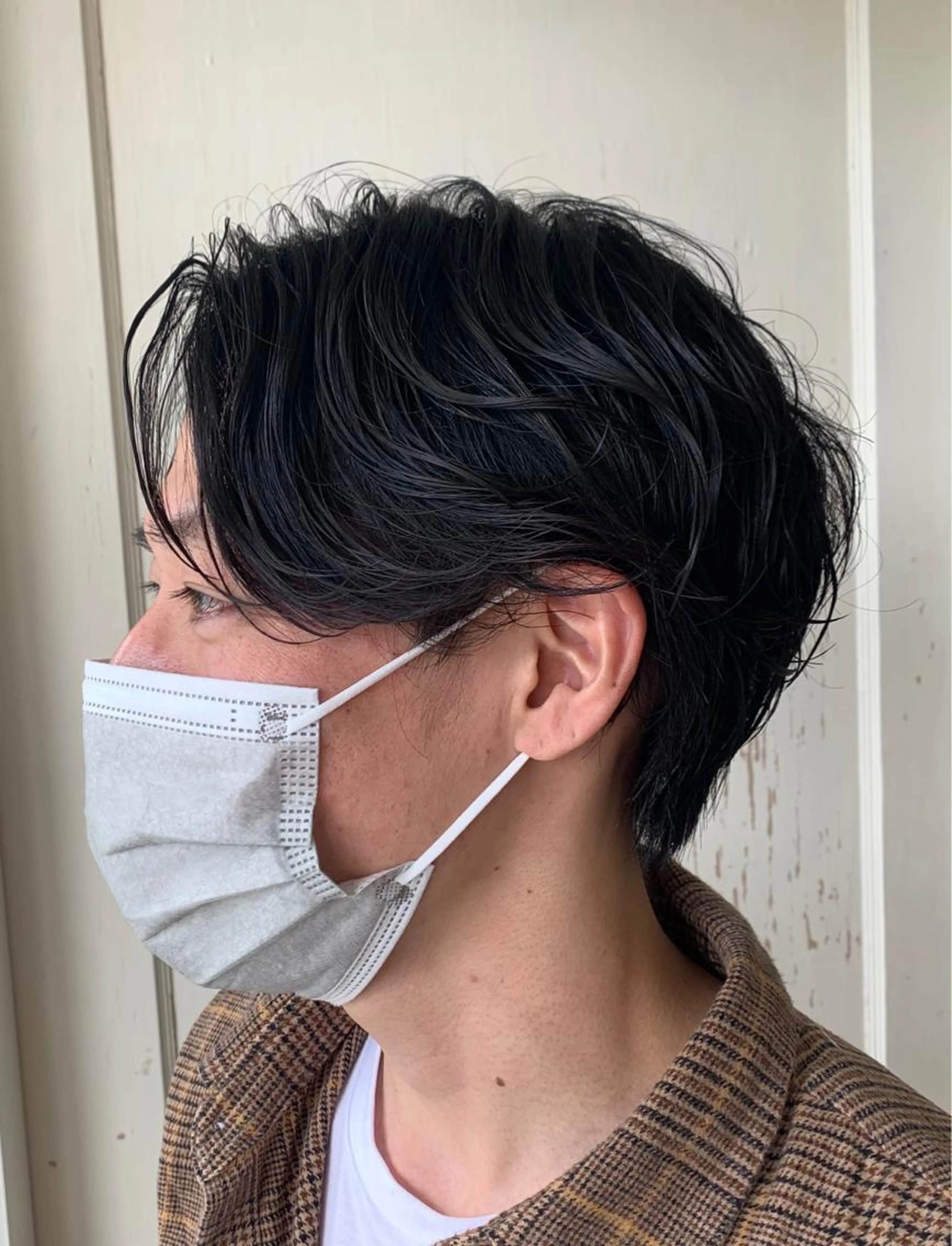 メンズカットパーマの写真