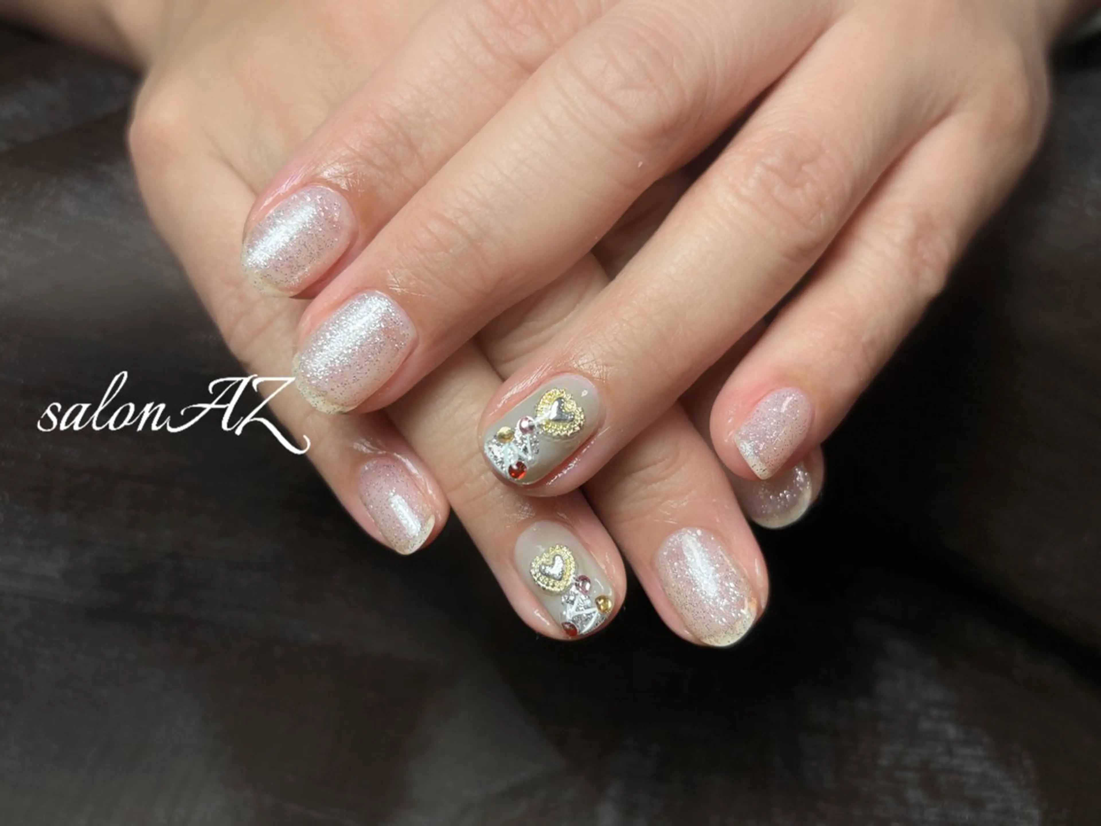 ネイル アートネイル 長さ出し フットネイル フレンチネイル ジェルネイル ハンドネイル salon AZのネイルデザイン