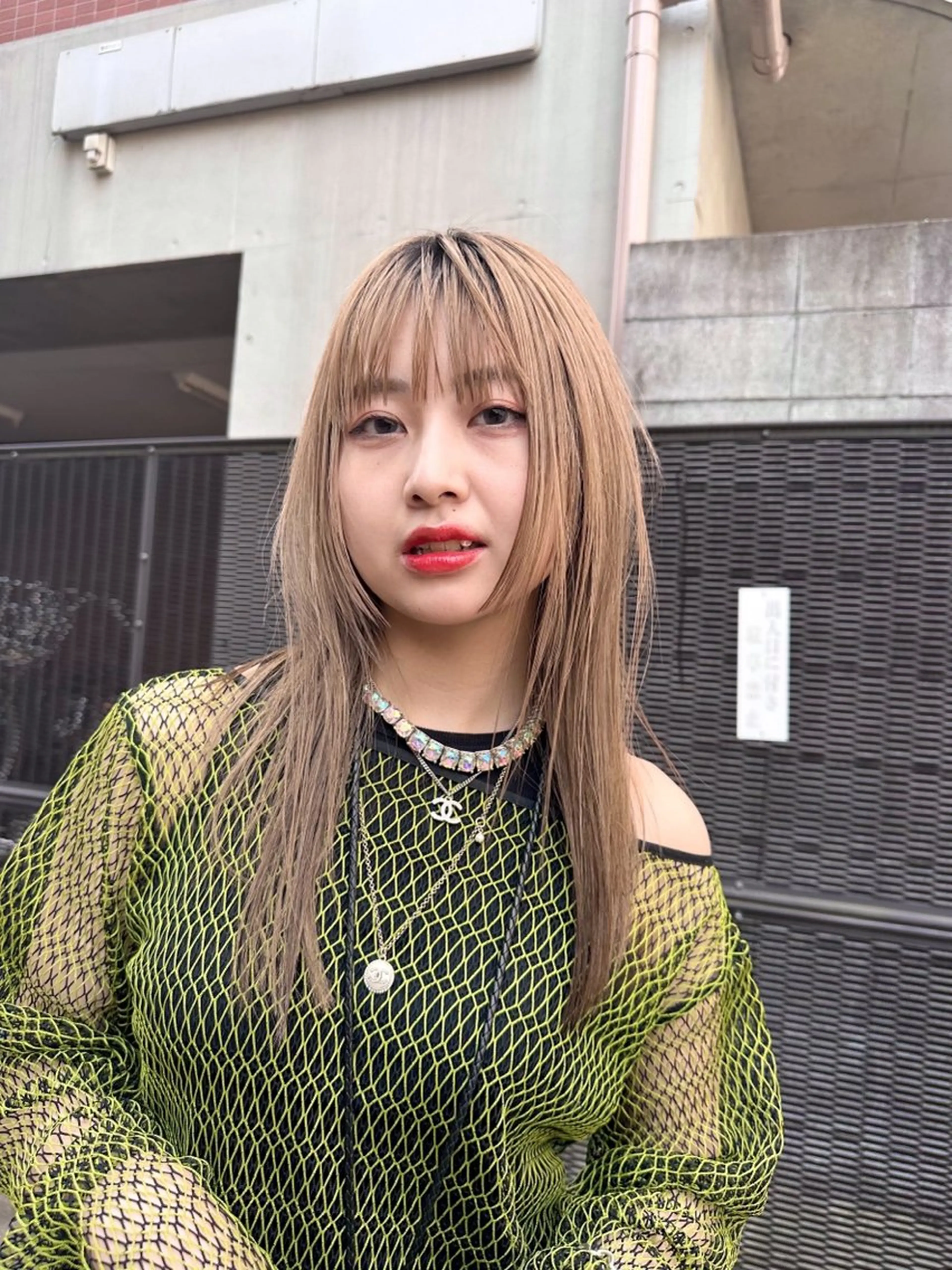 ロング カラー ヘアアレンジ 𝐠𝐢𝐫𝐥𝐲 𝐦𝐨𝐝𝐞🖤のヘアスタイル