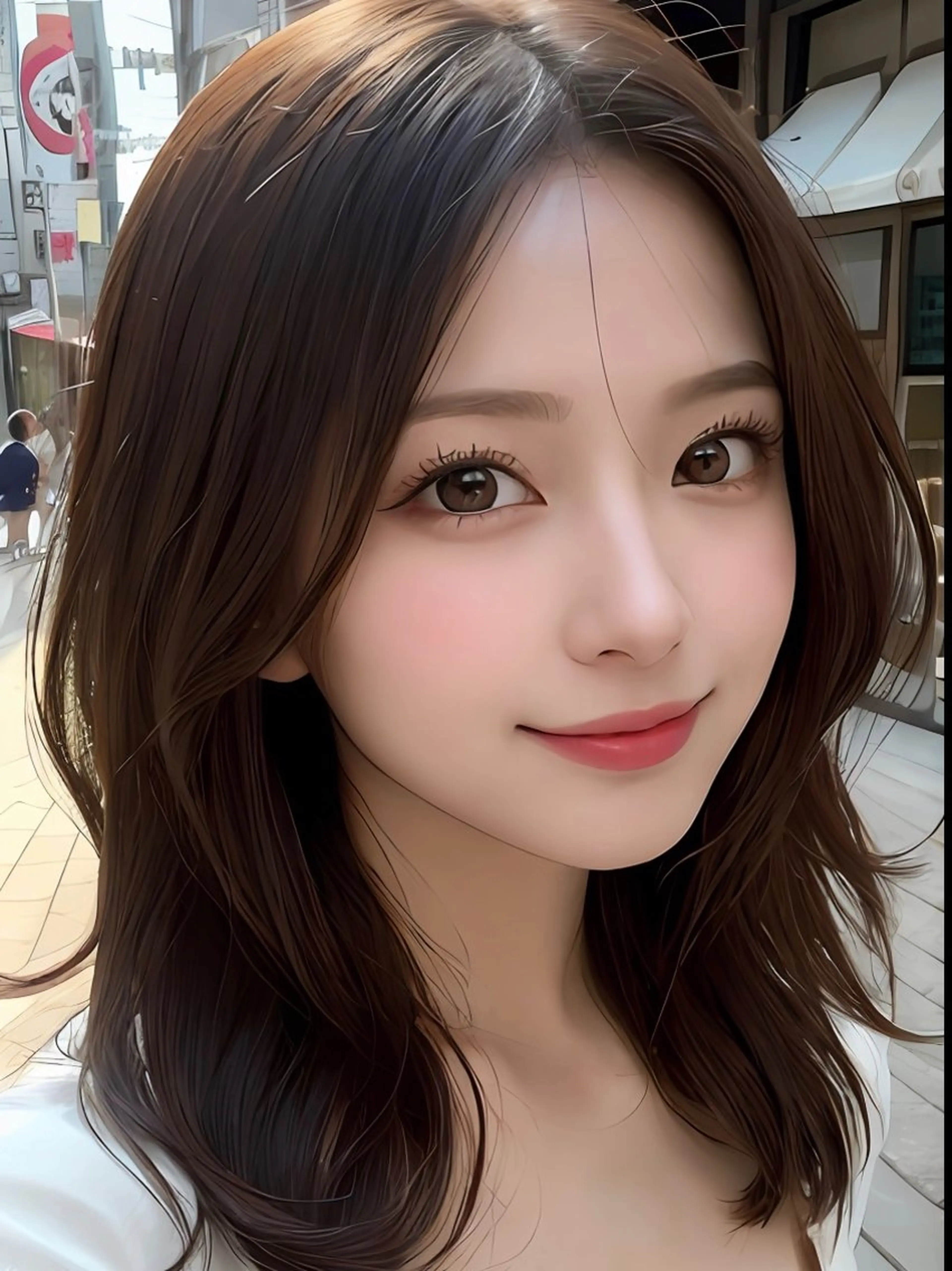 ミディアム カラー パーマ ヘアアレンジ メンズ メンズ韓国風 韓国風ヘア レイヤーカット 韓国ヘア×顔まわり 🇰🇷和知拓郎のヘアスタイル