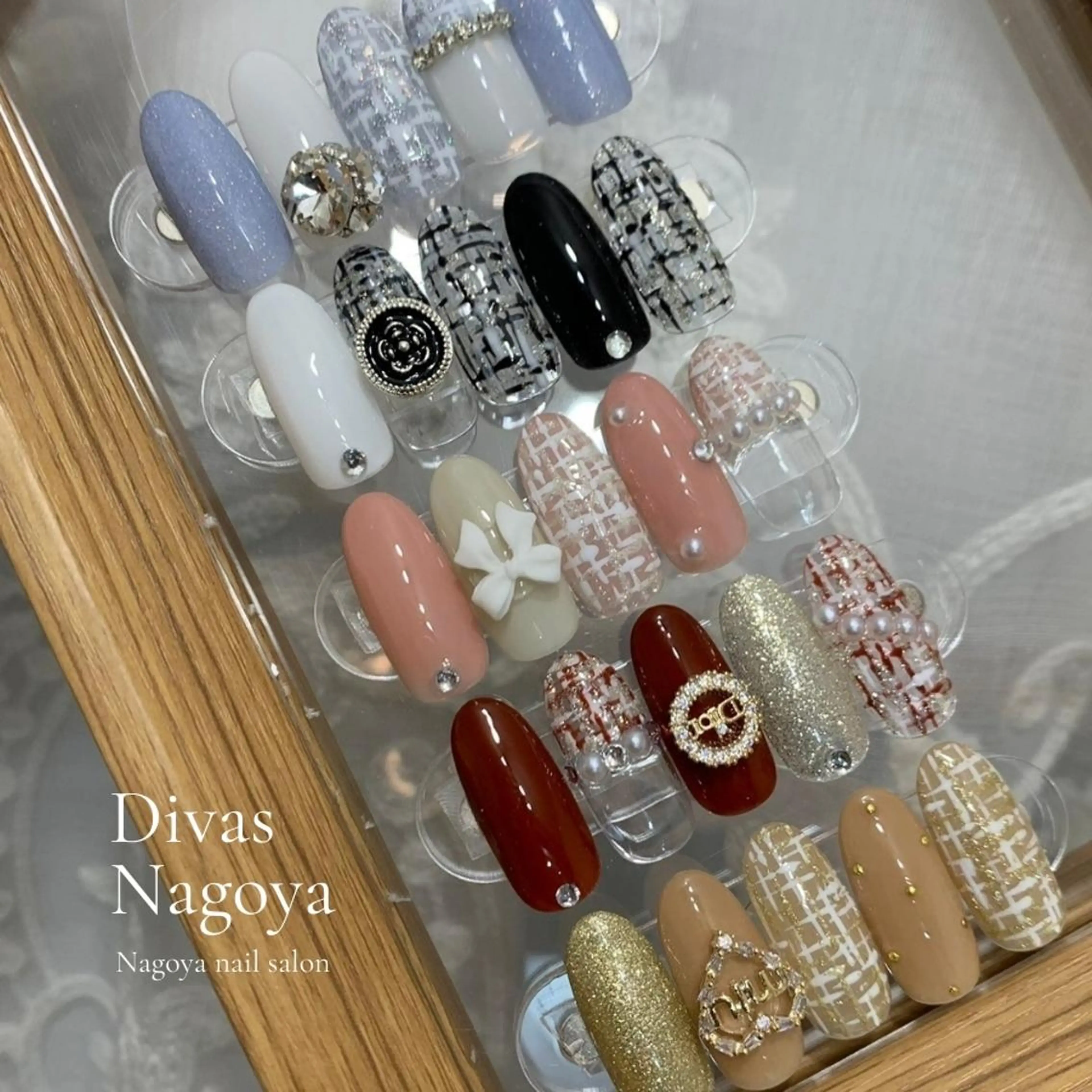 ネイル アートネイル 長さ出し ジェルネイル 韓国ネイル マグネットネイル 🎀Sakae D.d nail🎀のネイルデザイン