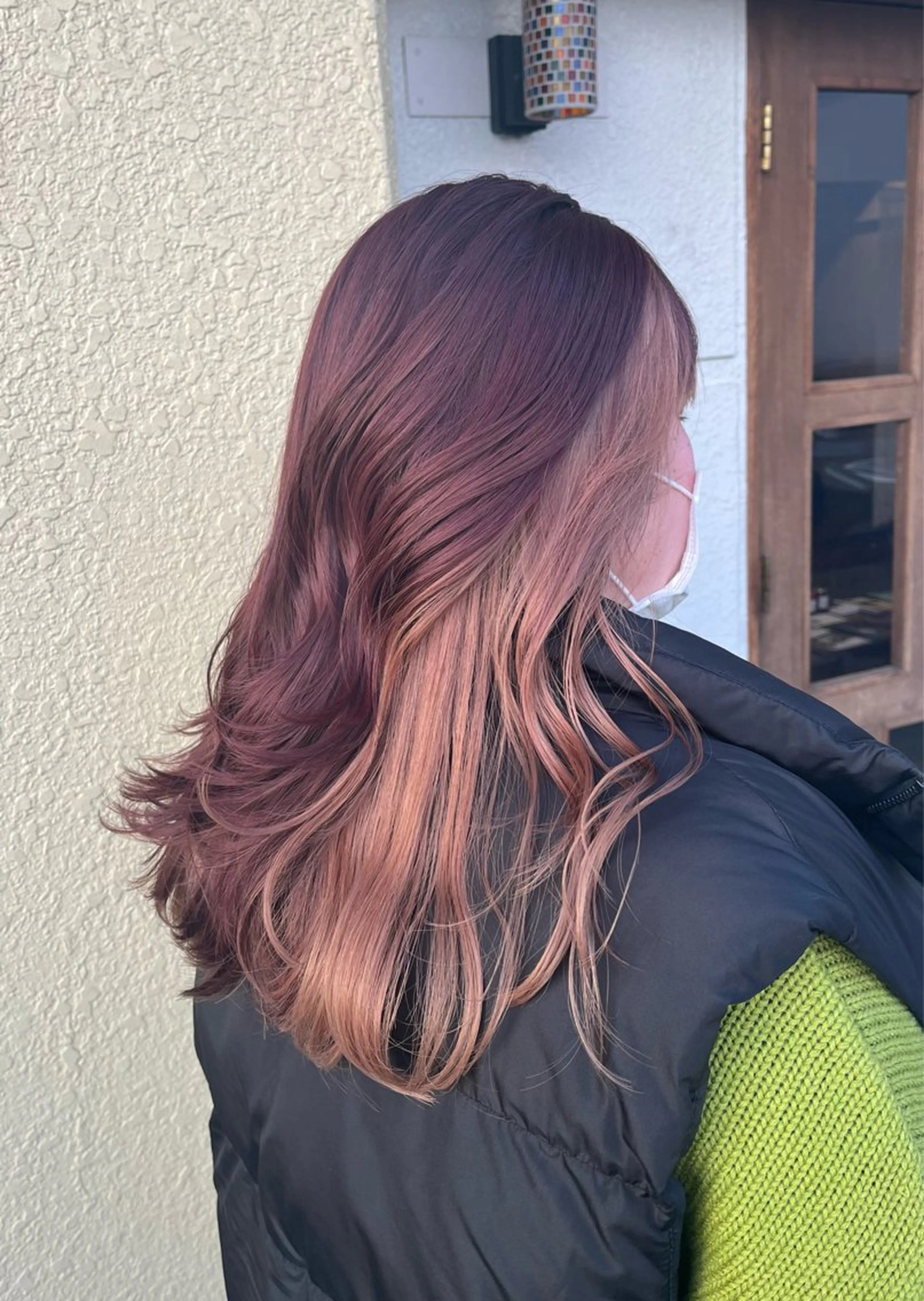 セミロング 顔周りカット 🫧ベージュカラー× レイヤー🫧HARUのヘアスタイル