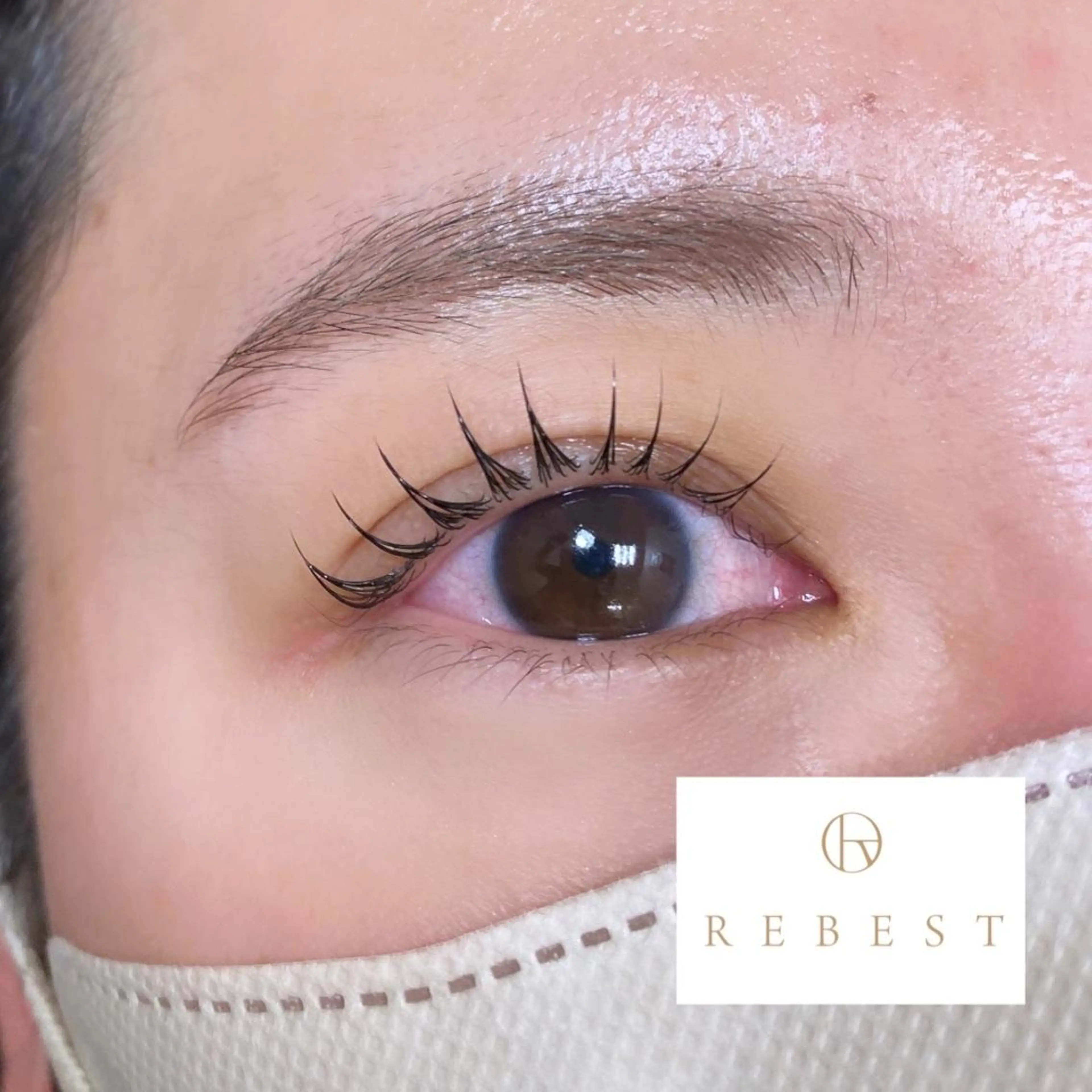 マツエク・マツパ パリジェンヌラッシュリフト まつげパーマ 👁️eye京橋 REBESTのマツエク・マツパデザイン