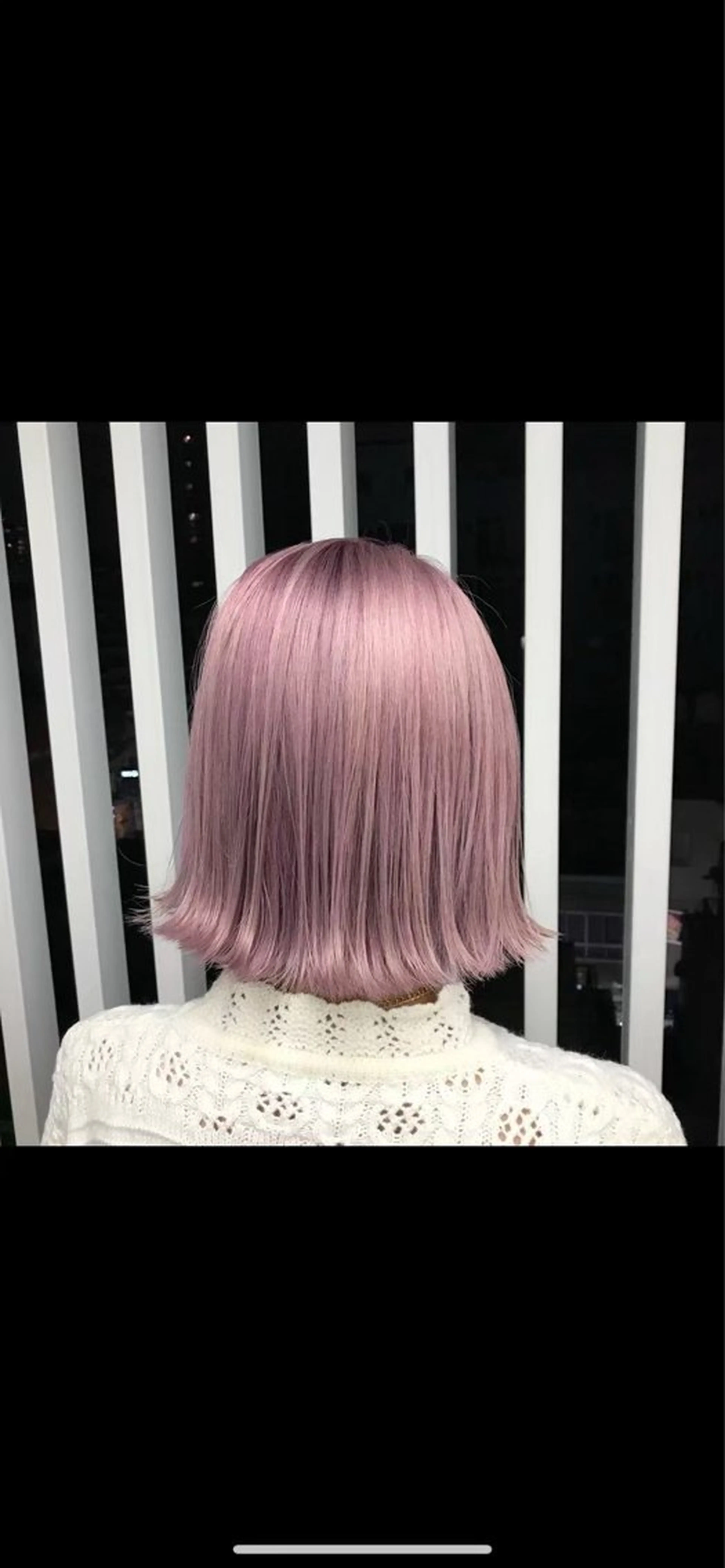 ミディアム カラー ショートボブ ミディアムパーマ バレイヤージュ ブリーチ ケアブリーチ カット ヘアカラー トリートメント ヘアセット hair terrace M所属・村岡 芽衣のヘアスタイル