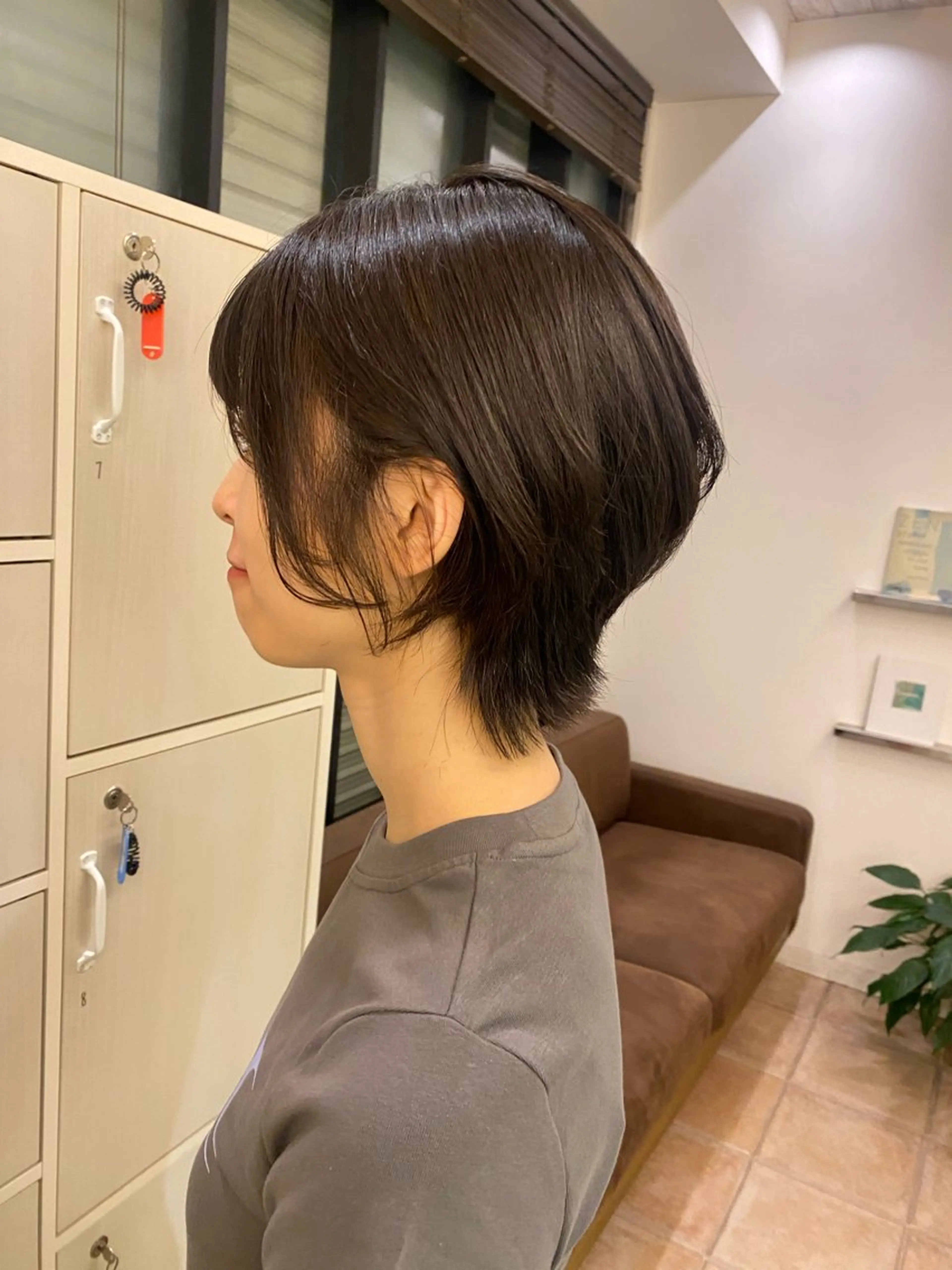 ミディアム ボブ ウルフカット Fuse所属・Hana ⭐️カラーモデル募集のヘアスタイル