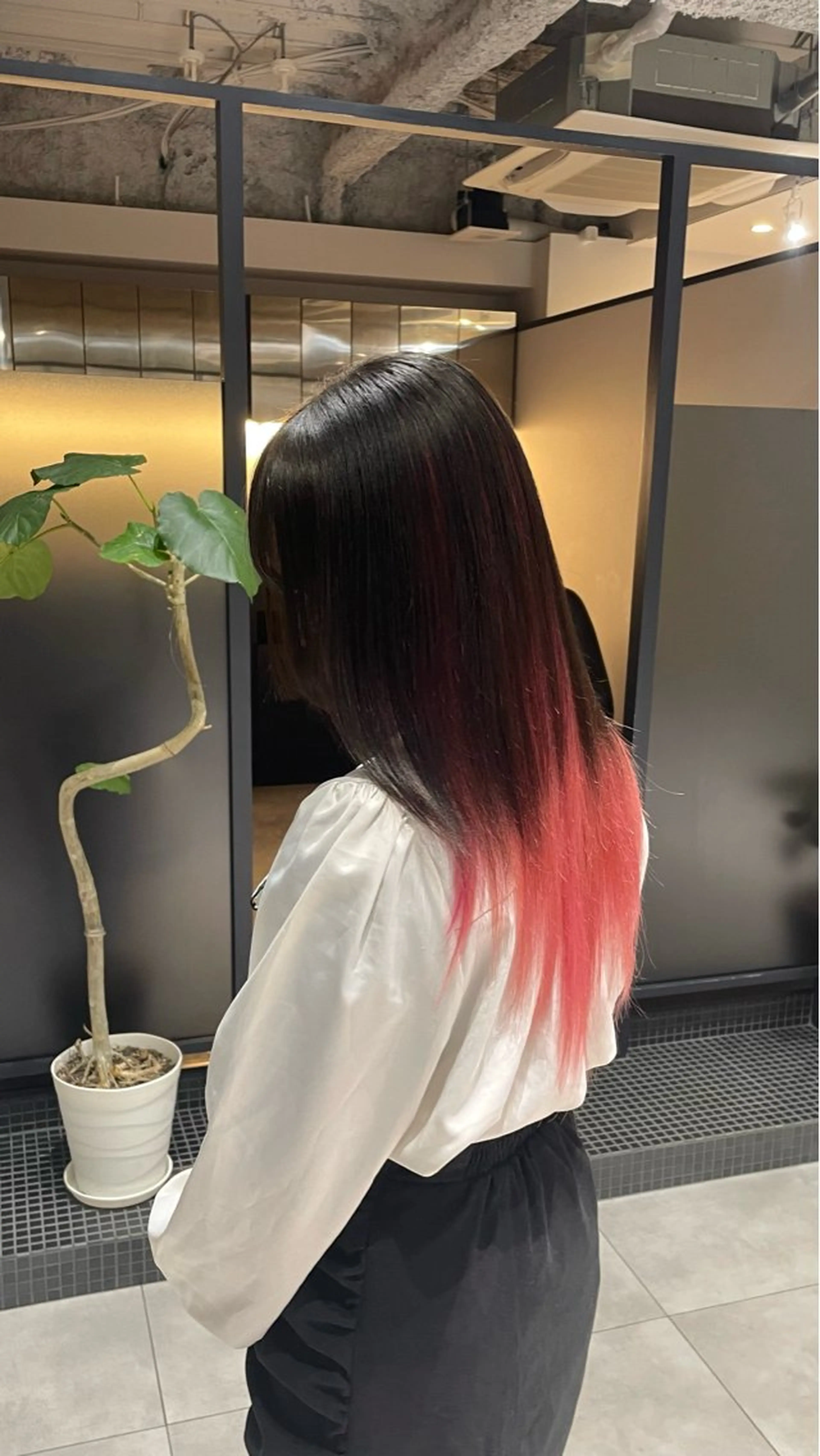 ロング カラー ヘアカラー トリートメント 🌷ケアブリーチ /透明感/れい🌷のヘアスタイル