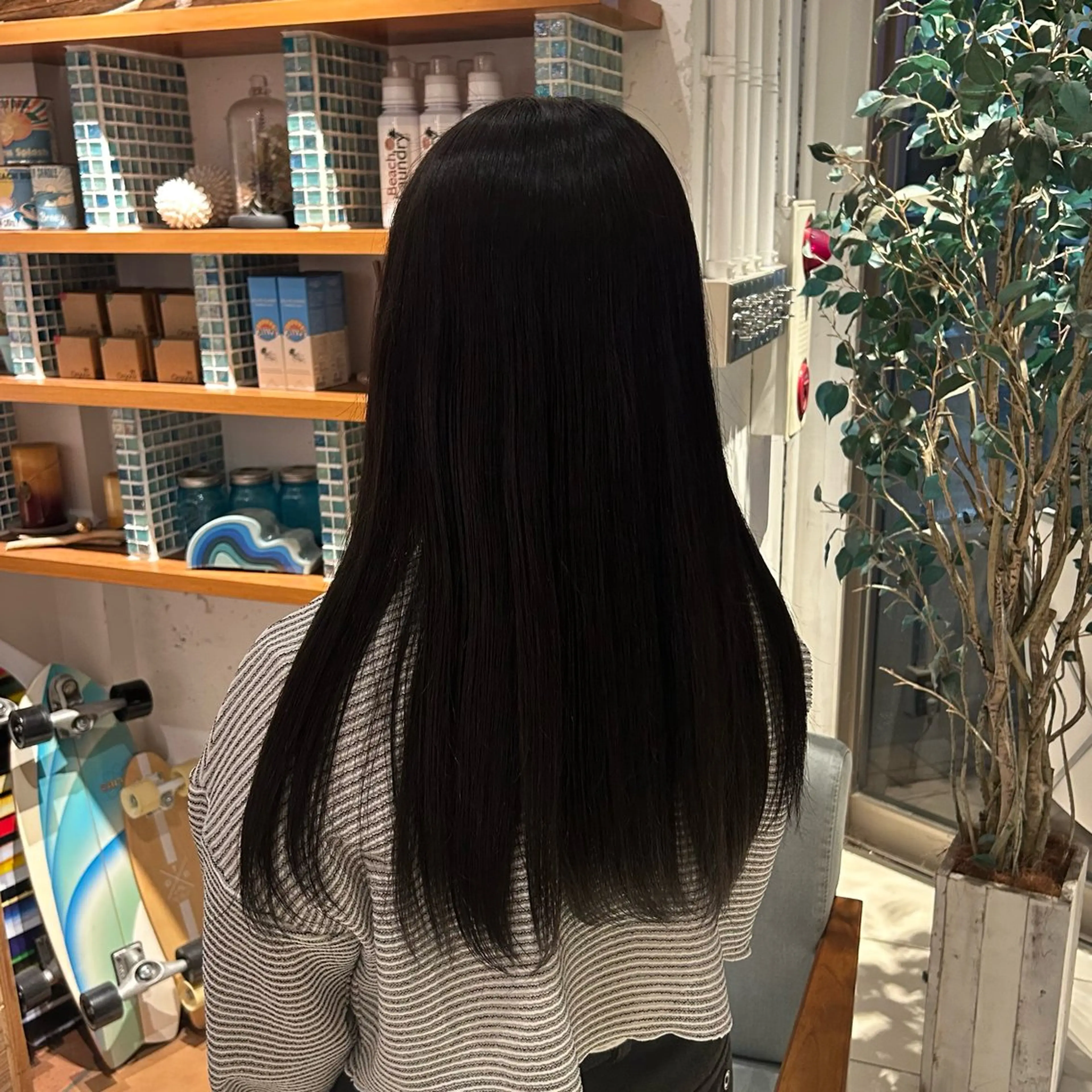ロング カラー さくら/メンズカット / まつげパーマのヘアスタイル