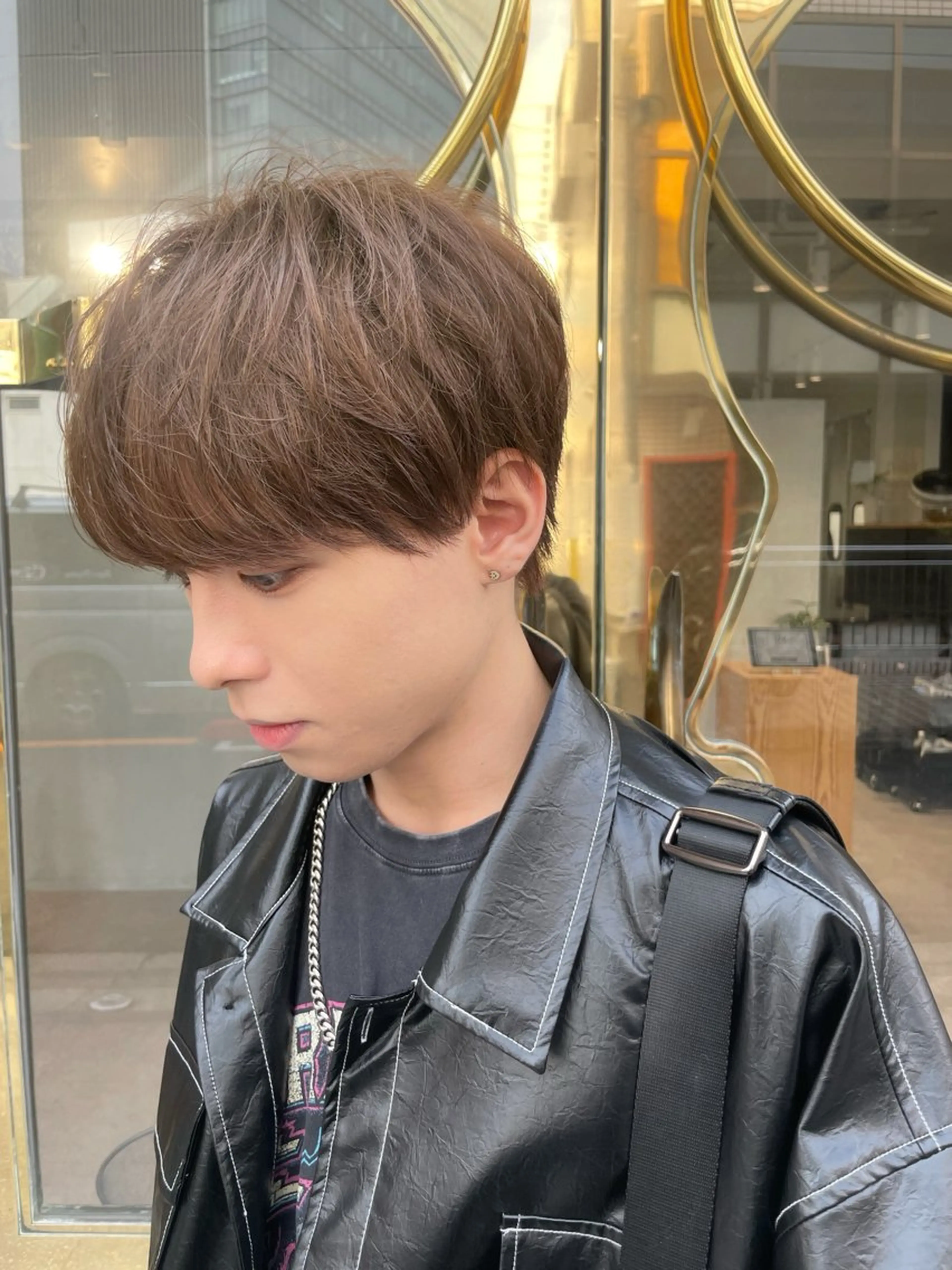 ショート カラー メンズ カット ヘアカラー トリートメント メンズNO.1口コミ 高評価🟡三澤拓海✅のヘアスタイル