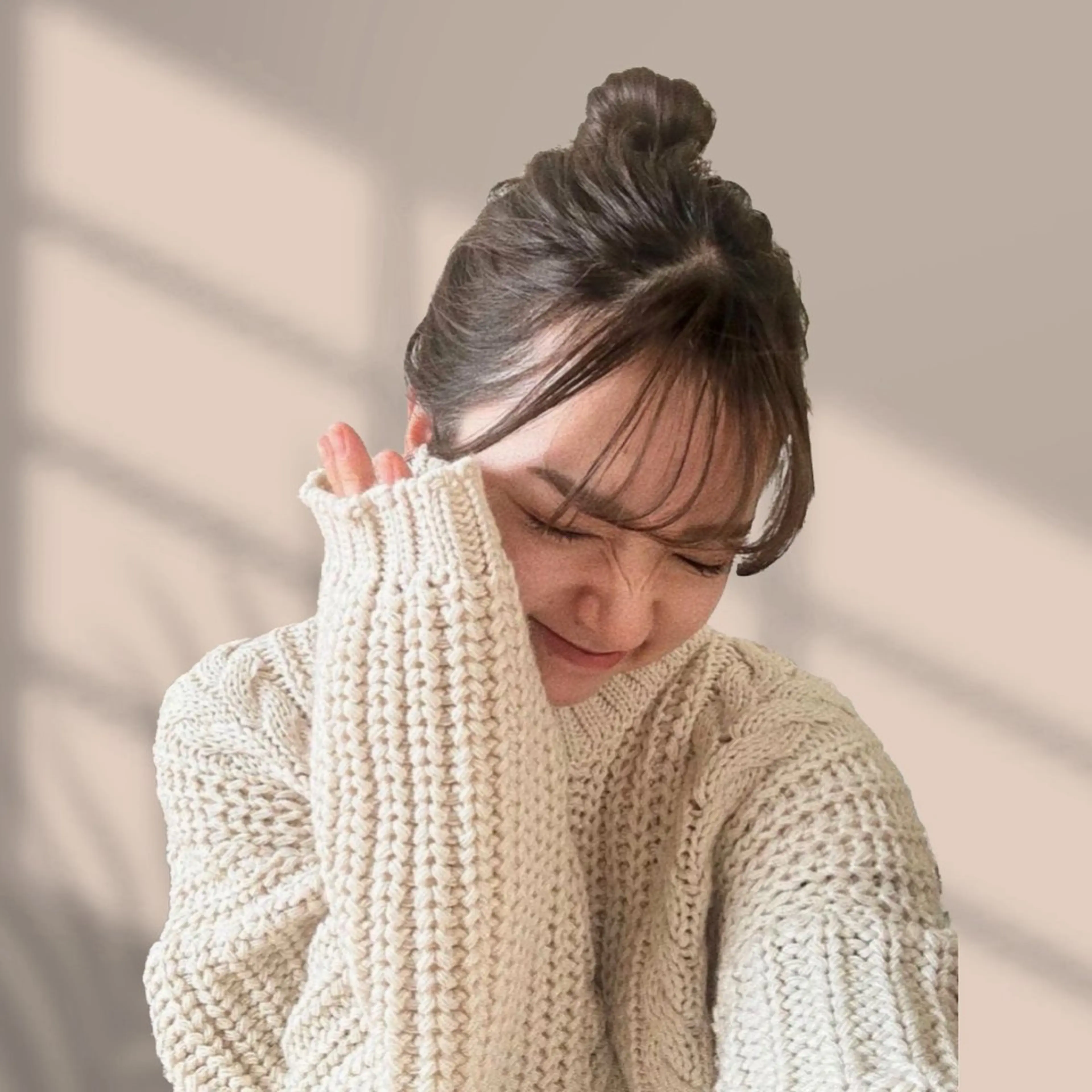 ミディアム ヘアカラー くすみミルクティー/ ブラウン🪡TOWAのヘアスタイル