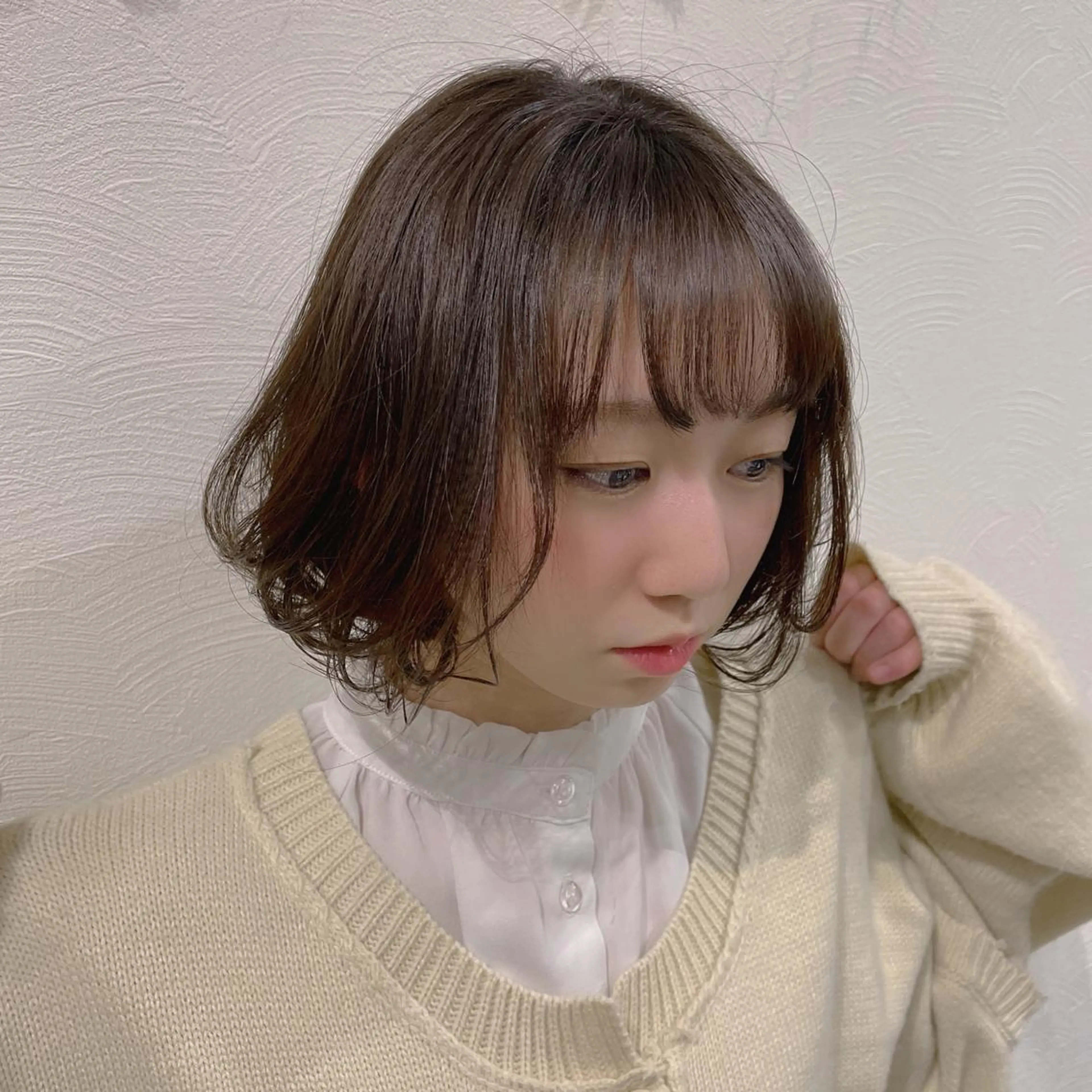 ショート カット ヘアカラー allure所属・【髪質改善】ena 縮毛矯正/落合/新宿のヘアスタイル