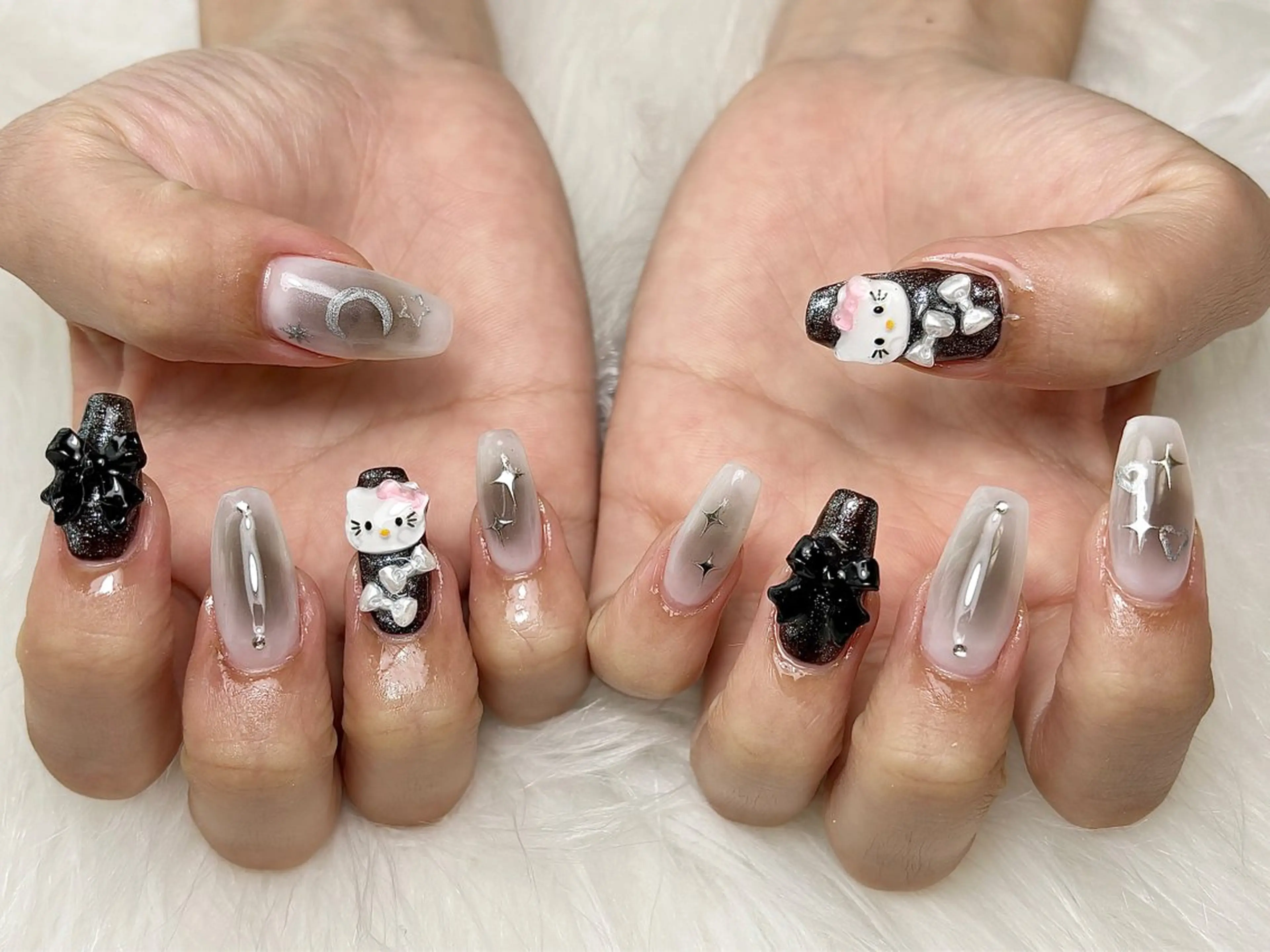 ネイル チークネイル ハンドネイル etoile filanteのネイルデザイン