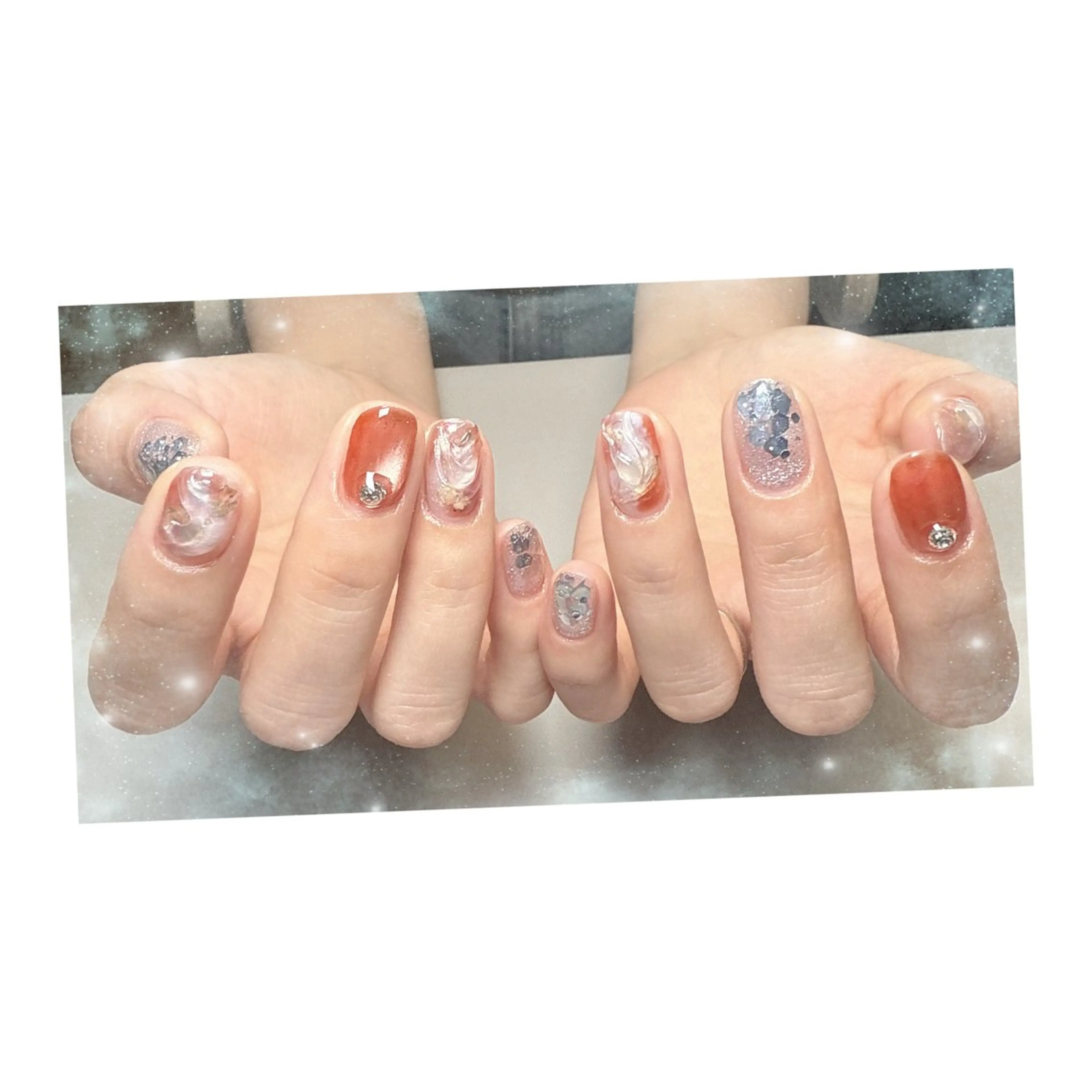 ショート ハンドネイル FLORA NAIL SALONのネイルデザイン