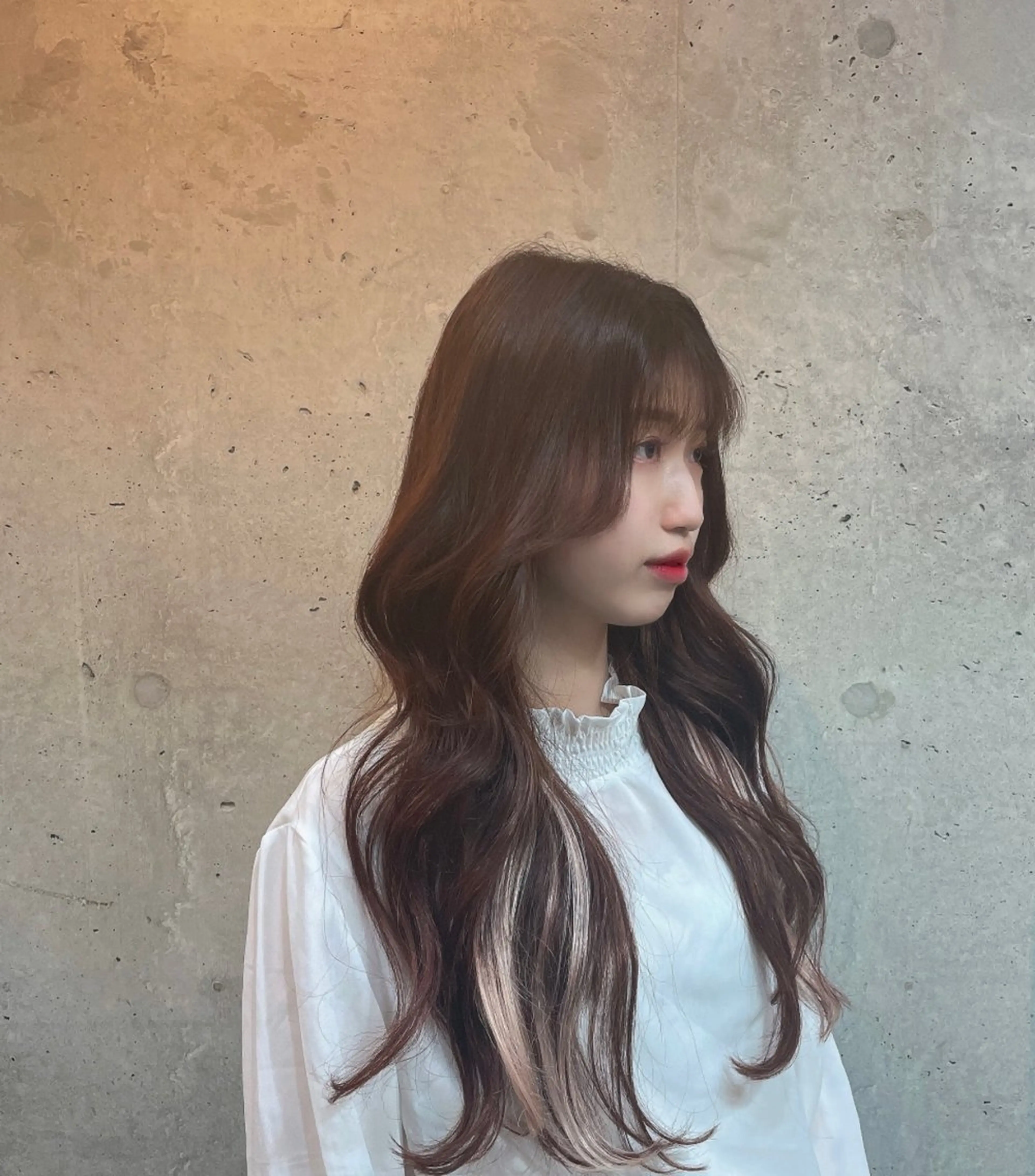 ロング たけうち みずきのヘアスタイル