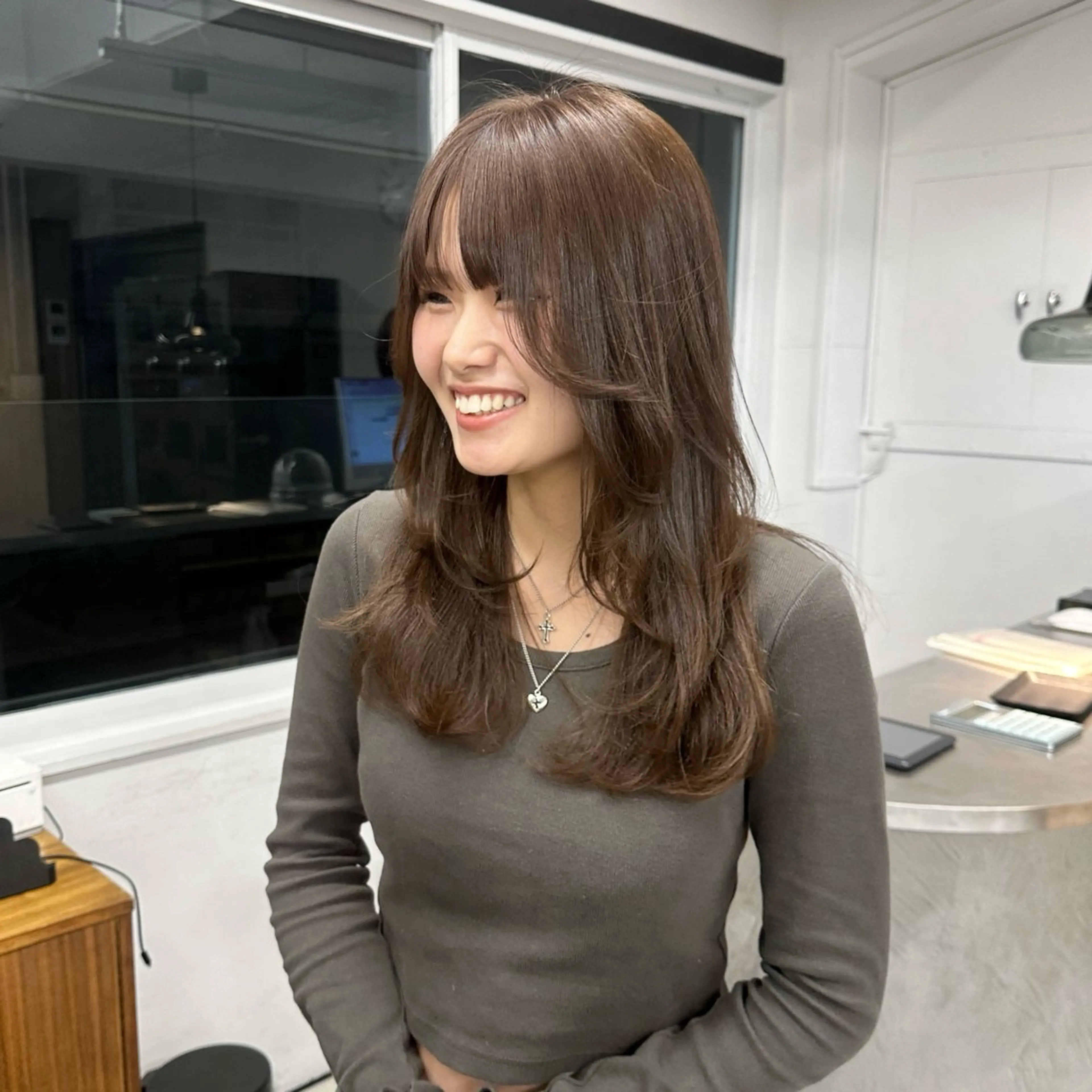 似合わせカット＋艶カラーの写真