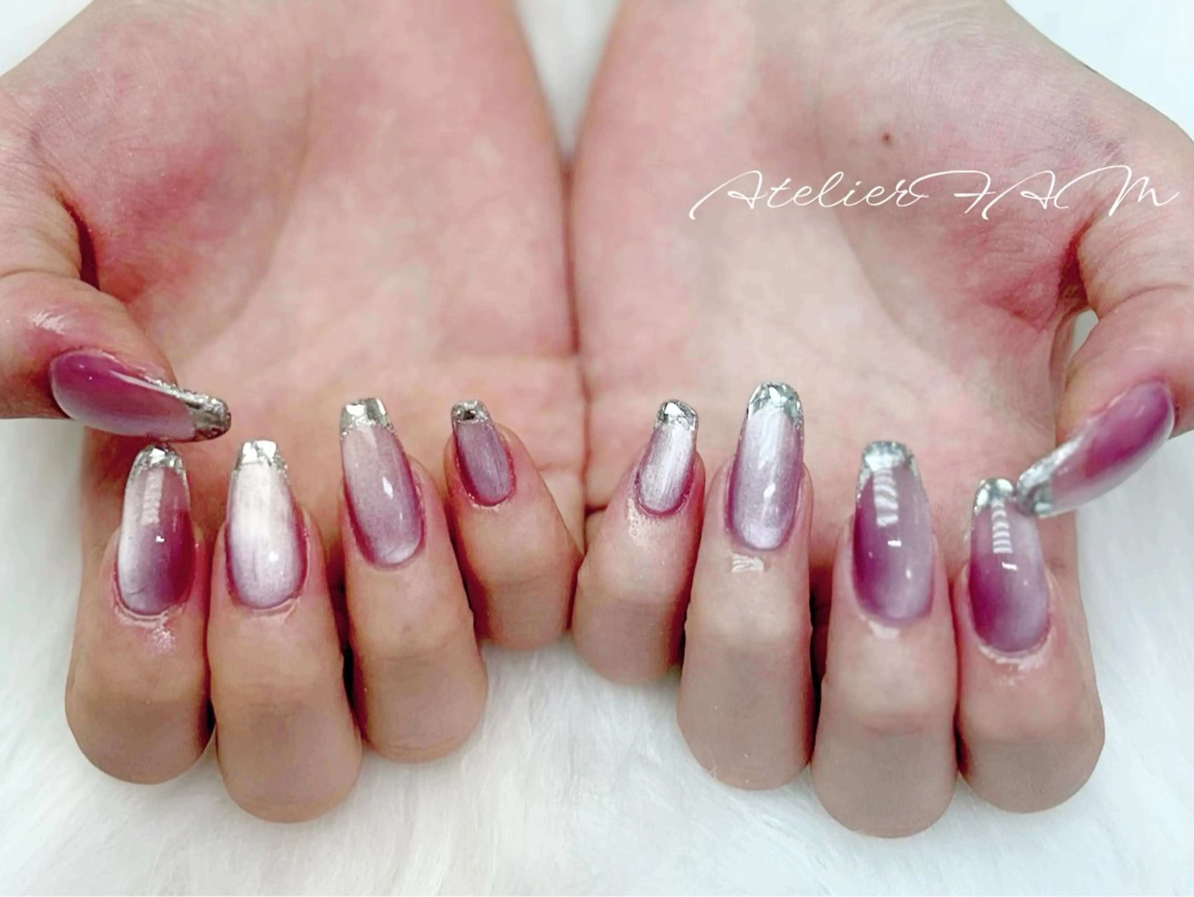 ネイル ハンドネイル nail&eyelashsalon atelier fam上本町店所属・アトリエ FAMのネイルデザイン