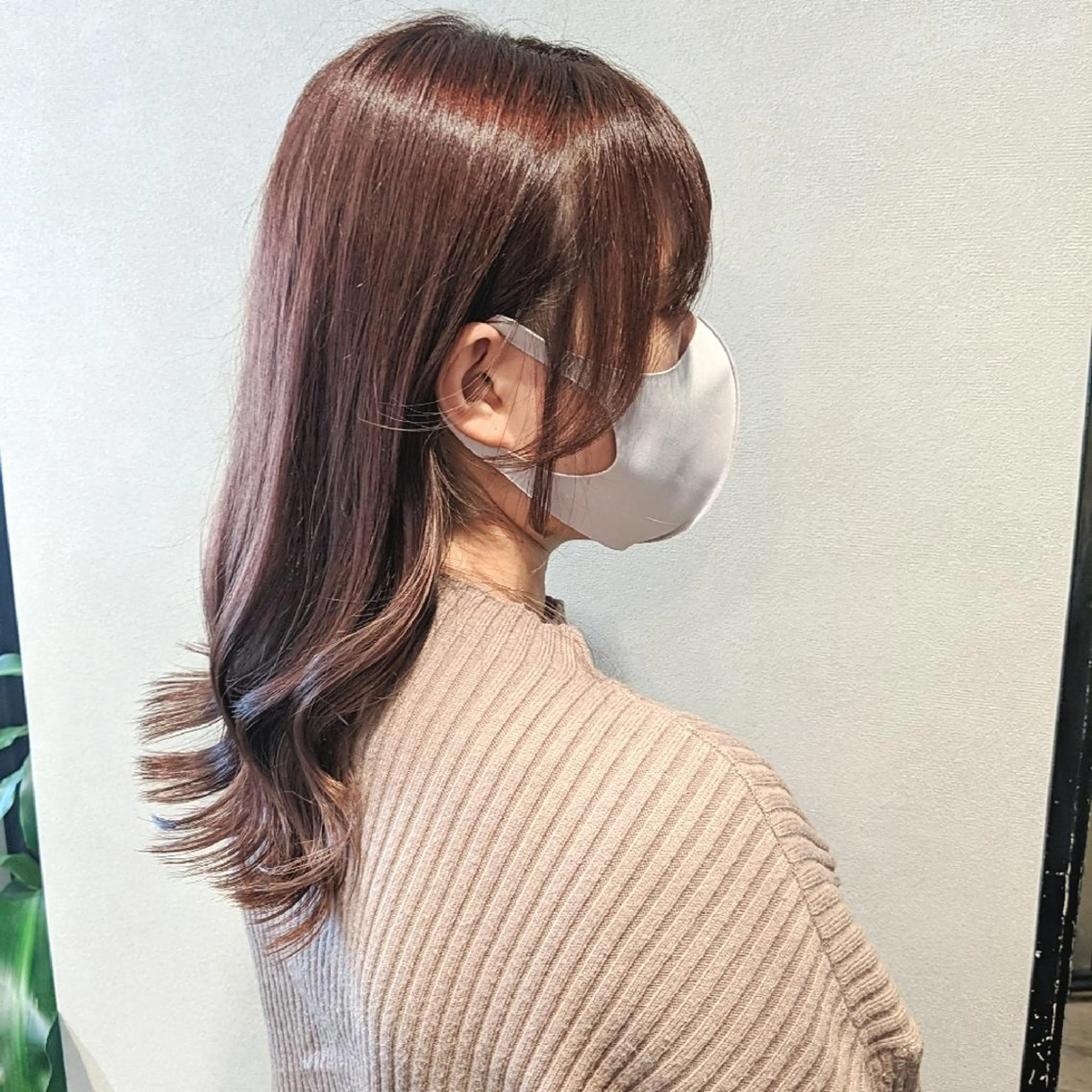 セミロング 韓国風ヘア PRIVATE SALON EYES所属・EYES リアのマツエク・マツパデザイン