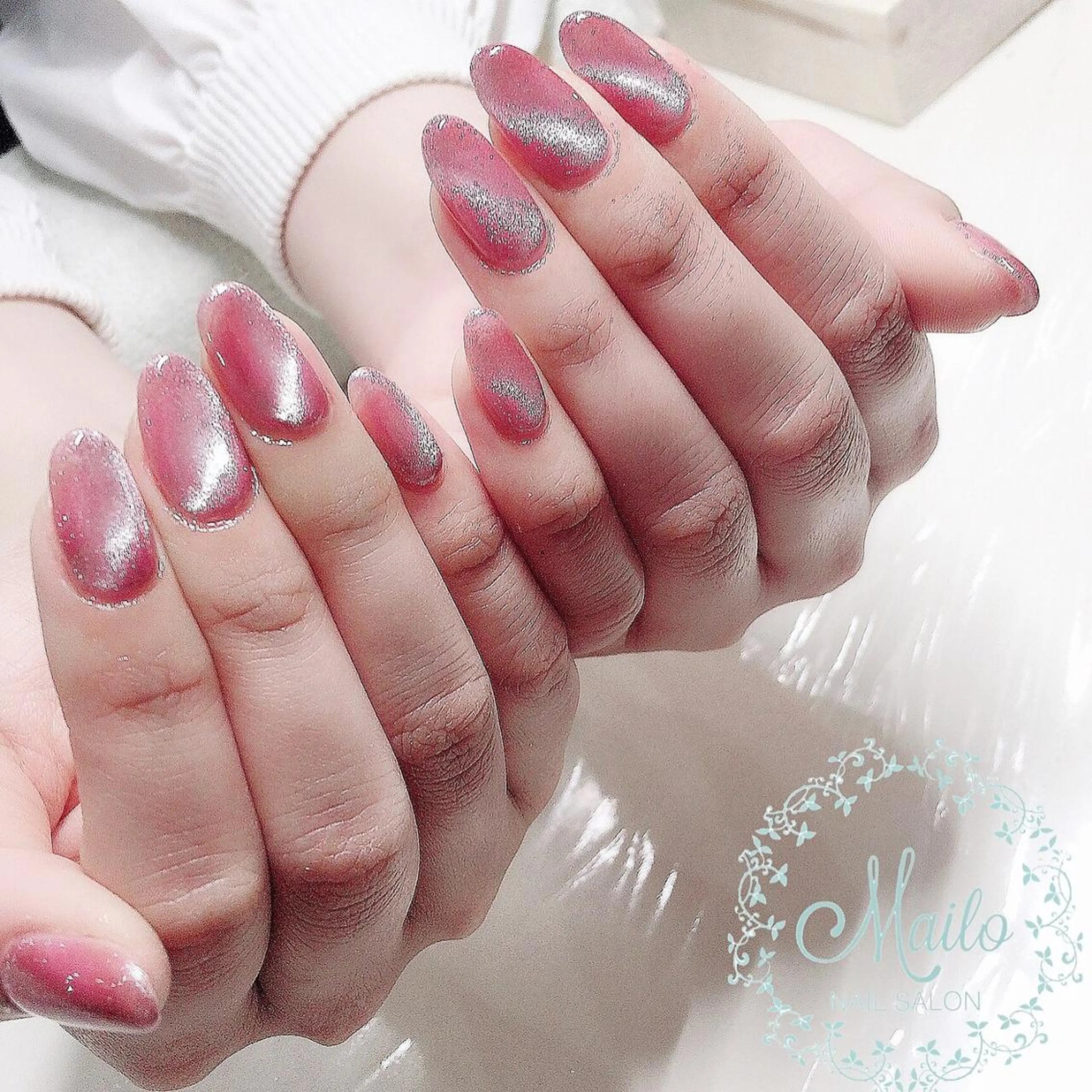 ネイル アートネイル 長さ出し ジェルネイル マグネットネイル スカルプネイル Y&Y Nail Salonのネイルデザイン