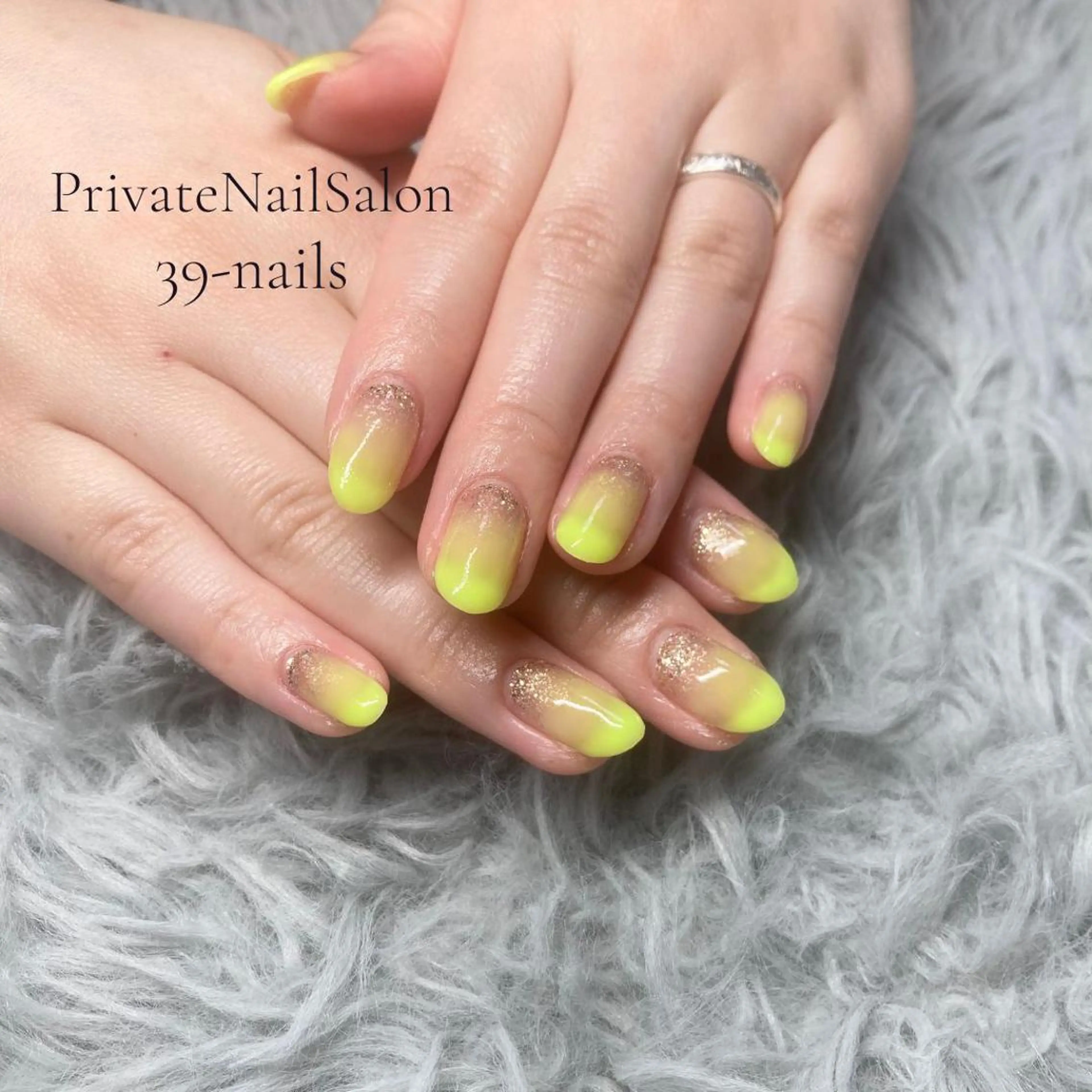 ネイル ジェルネイル グラデーション ラメ(グリッター) ラメグラデーション パラジェル 39-nails EharaMikuのネイルデザイン