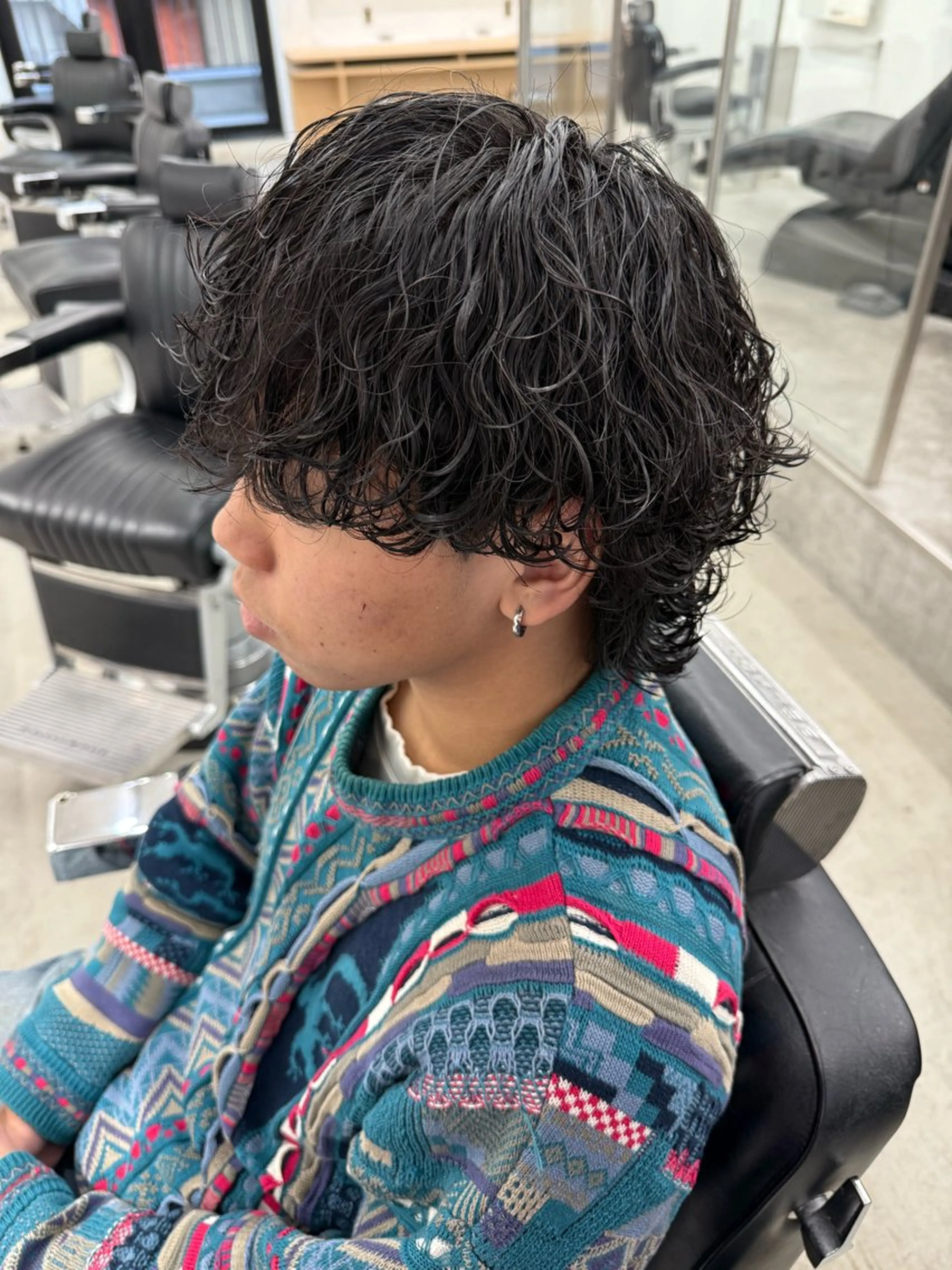 ショート パーマ メンズ カット パーマ トリートメント ヘアセット 亀井隆汰/メンズ専門 パーマ特化美容師のヘアスタイル