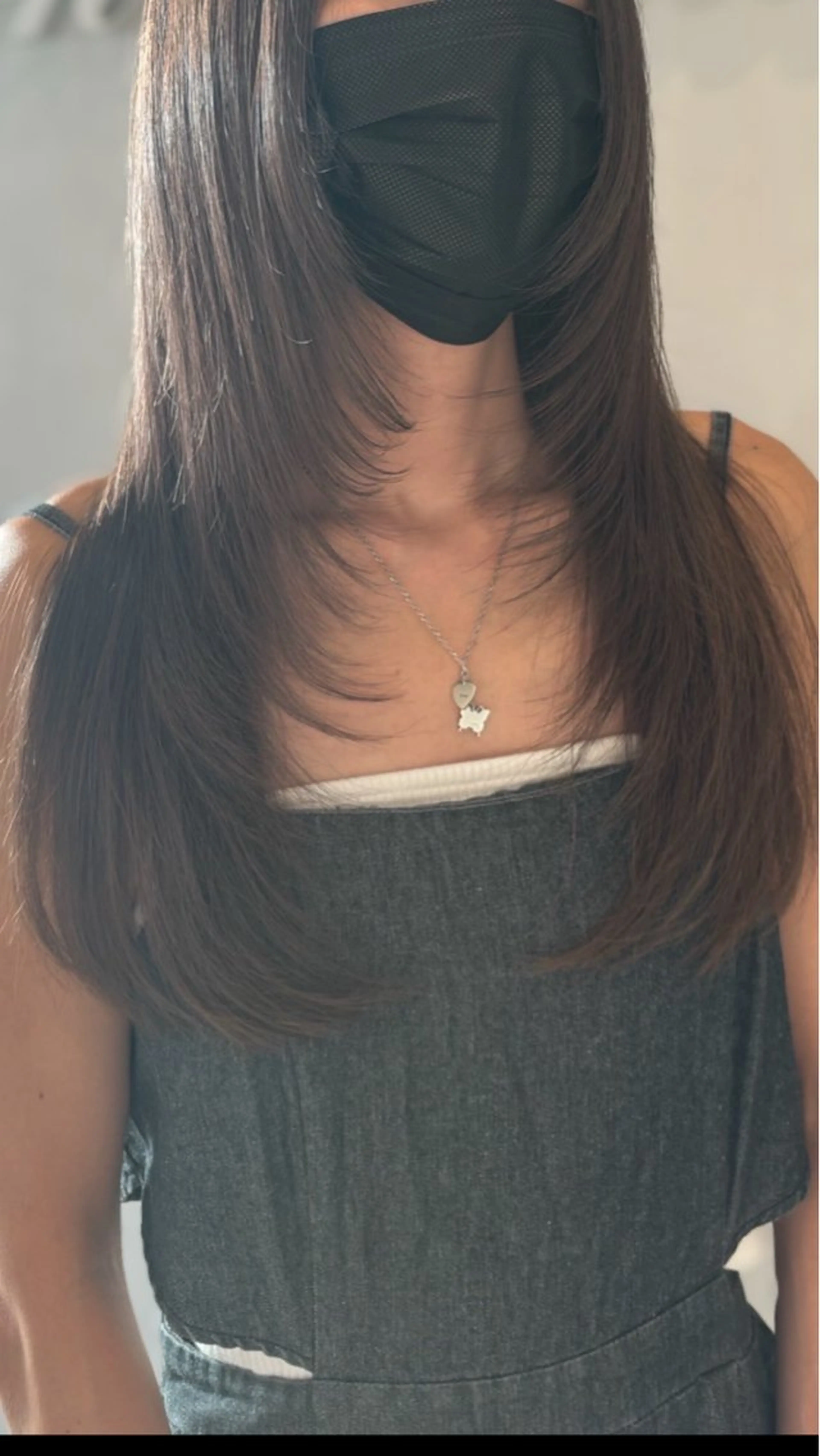 ロング riru reborn店長のヘアスタイル