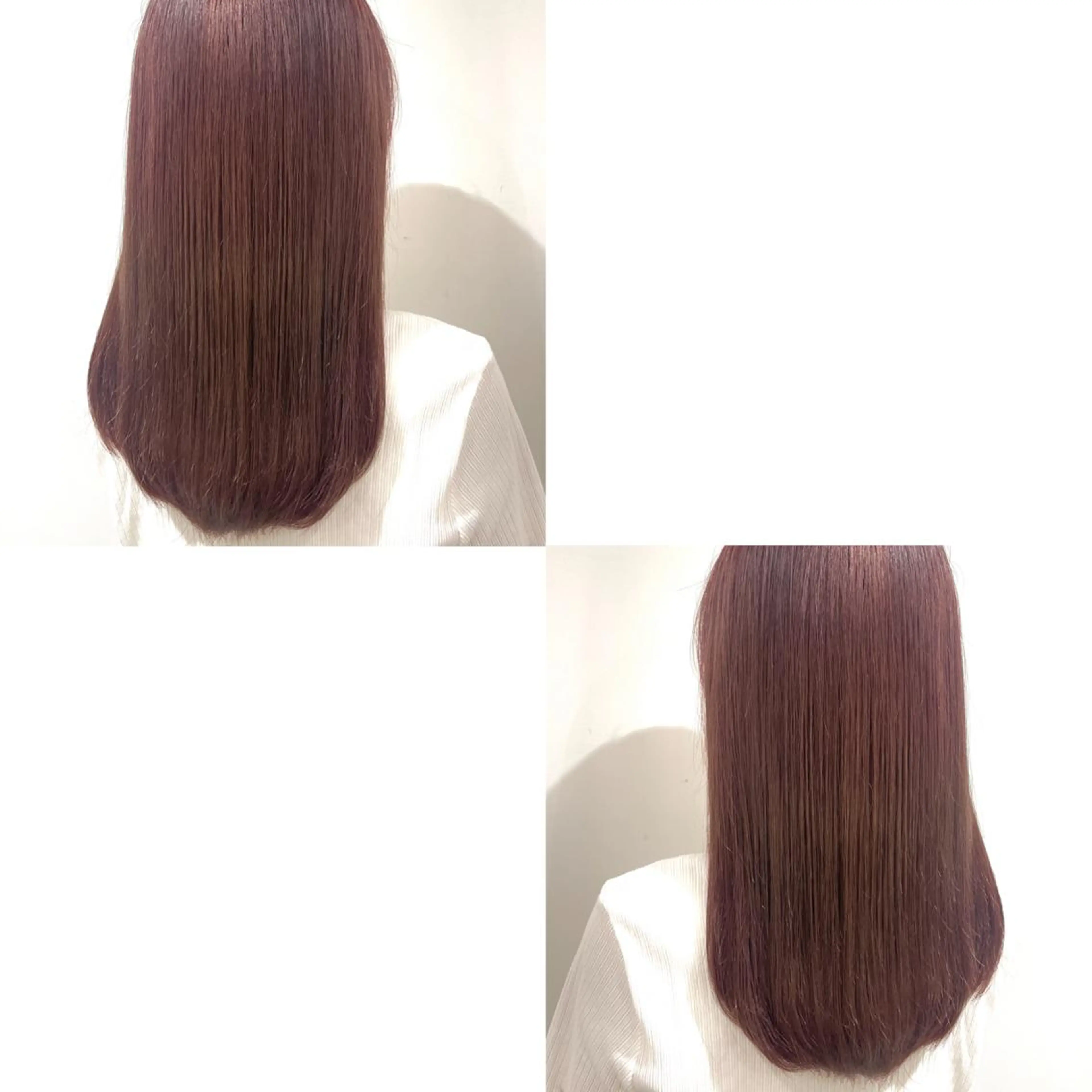 セミロング カラー ヘアカラー トリートメント 青沼夏未/オリーブ/ 寒色カラーのヘアスタイル